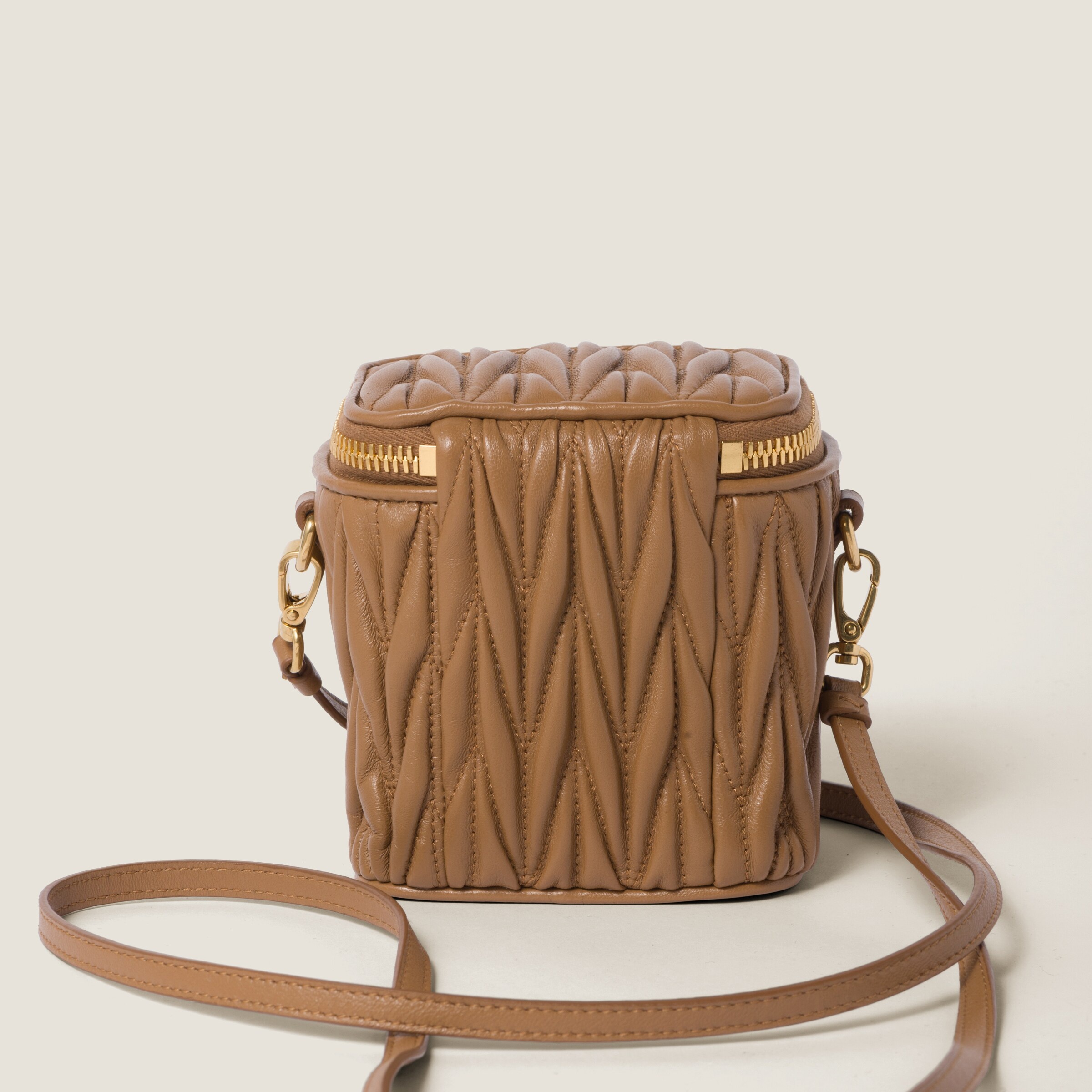 Matelassé nappa leather micro bag - 4