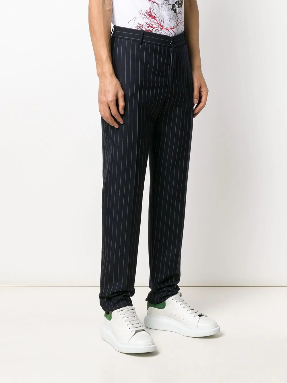 pin stripe trousers - 3