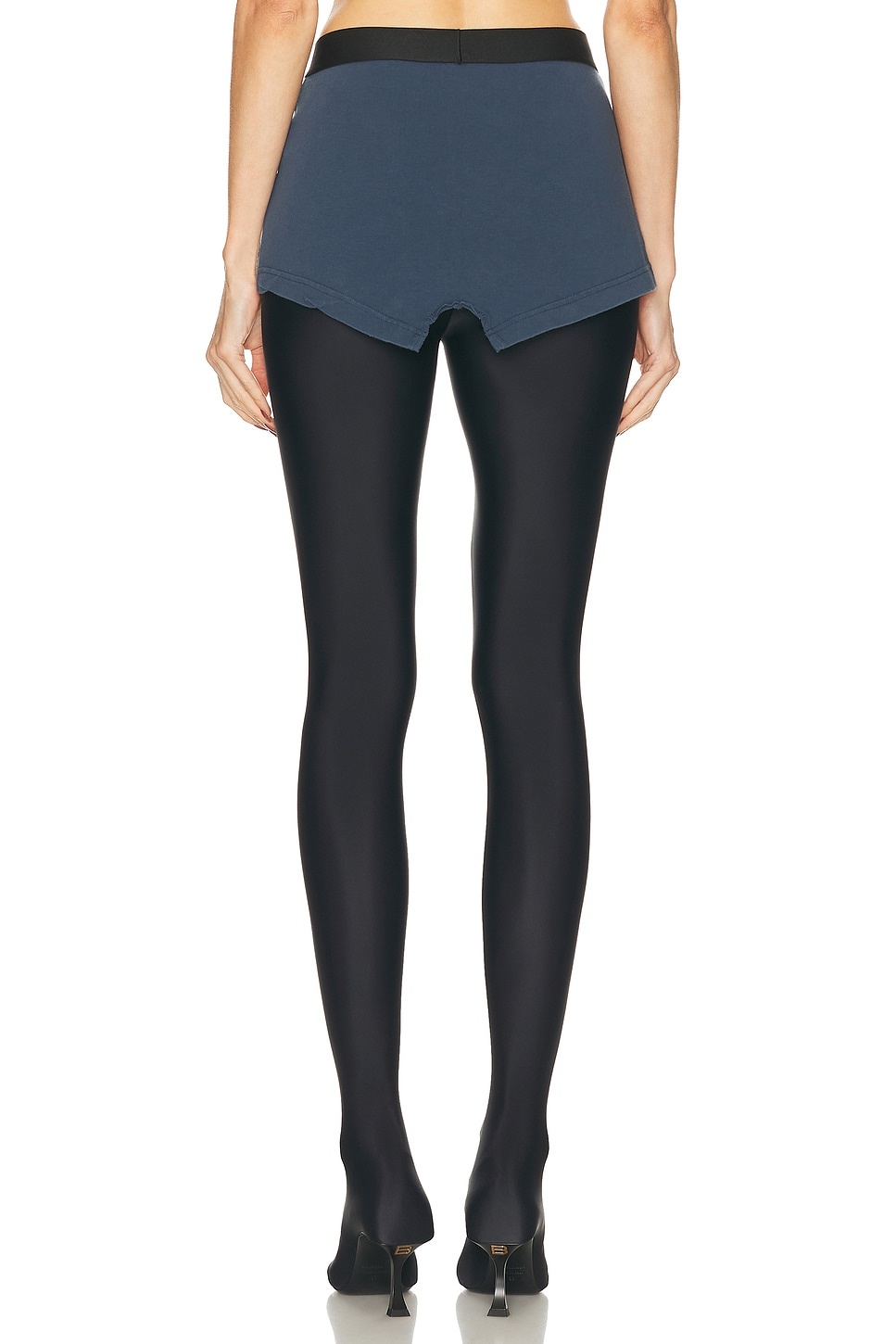 Cut Off Brief Skirt - 4
