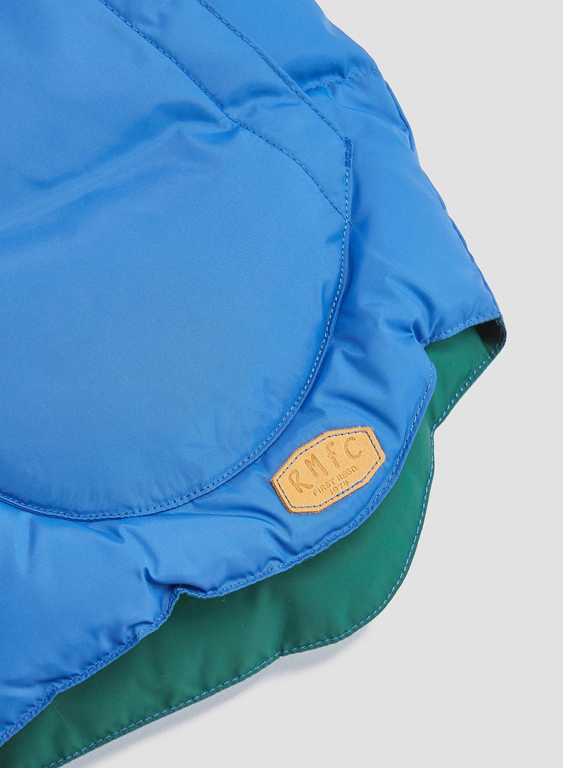 Rocky Mountain Featherbed x Nigel Cabourn Down Vest Clip in Blue 11