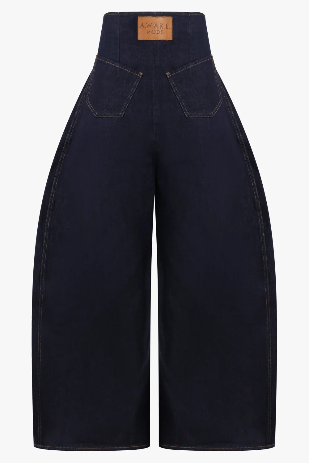 ROUNDED BACK TO FRONT JEANS | INDIGO WASH - 1