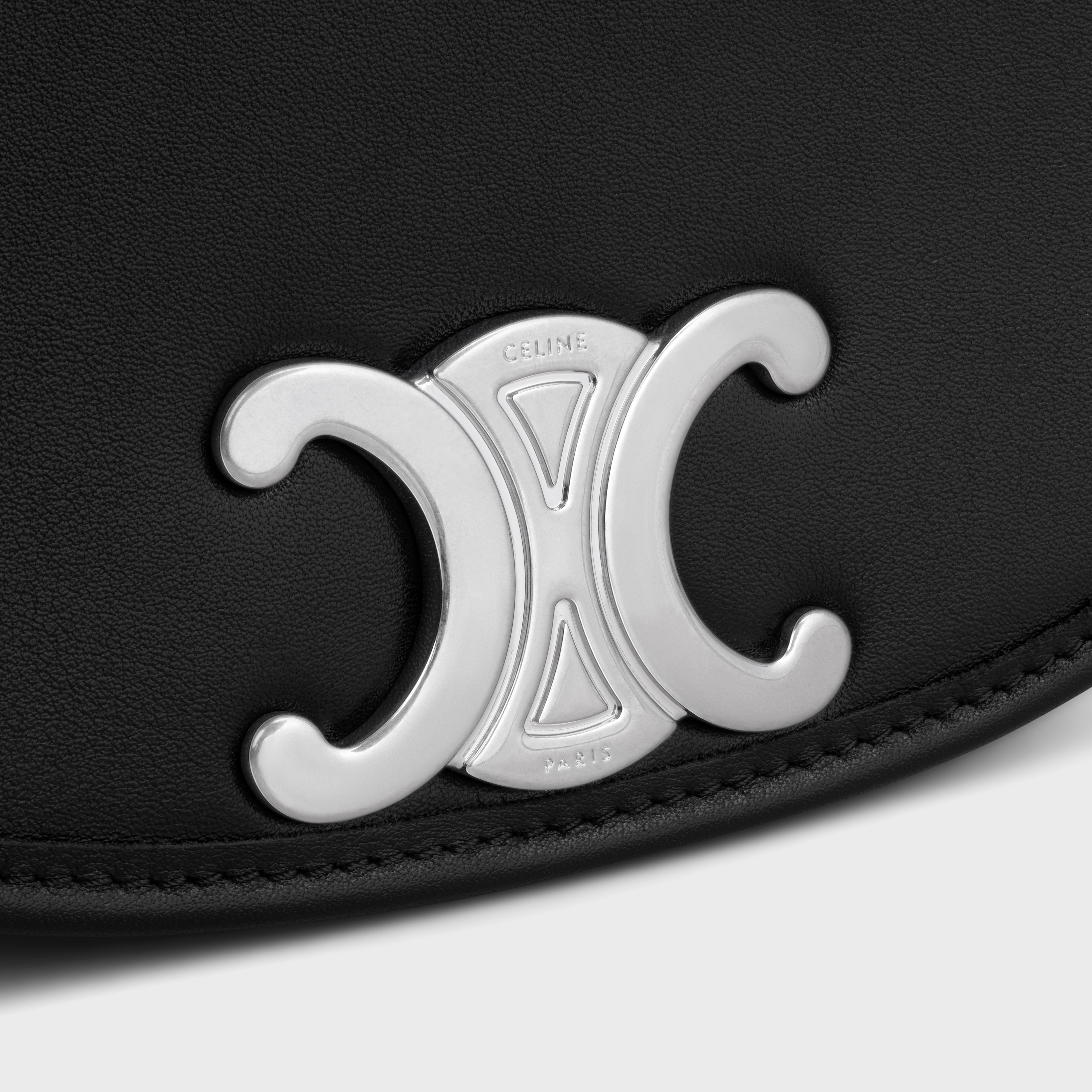 SMALL BESACE STRAP TRIOMPHE in SUPPLE NATURAL CALFSKIN - 5
