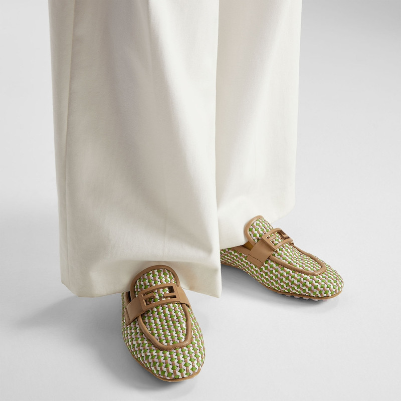 Baguette Multicolor leather loafers 7