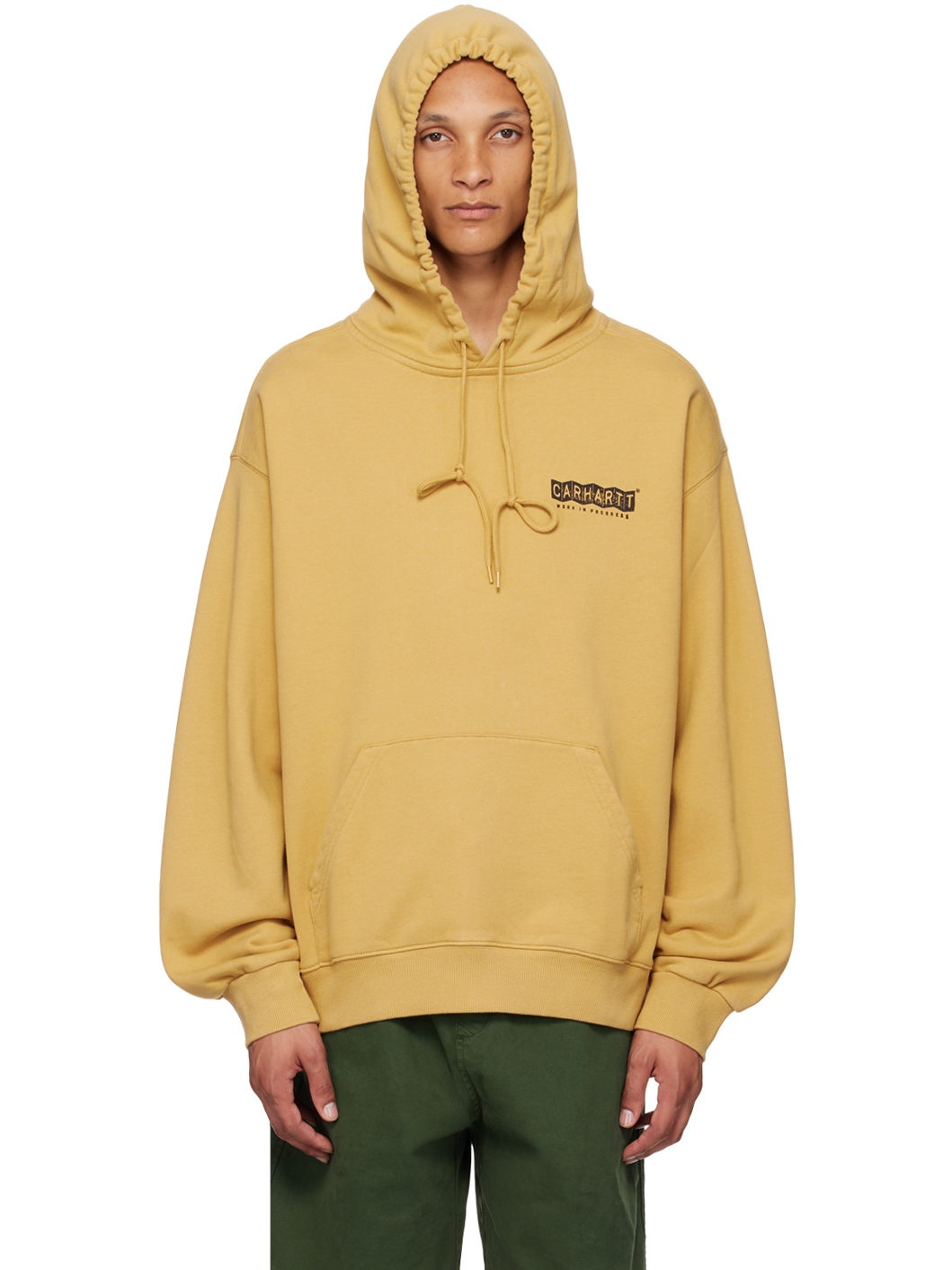 Yellow Stamp Hoodie - 1