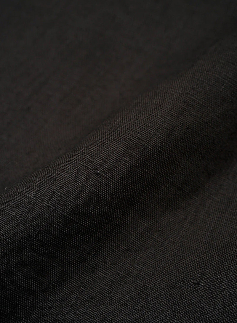 French Pullover Shirt Hemp in Charcoal Grey 10