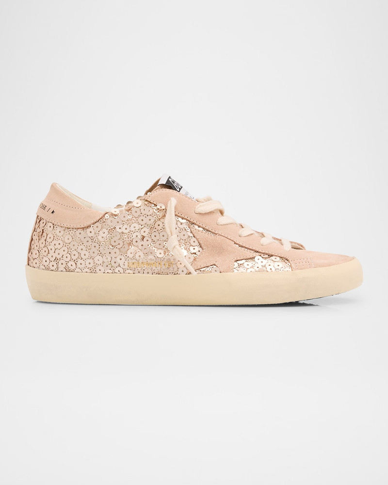 Super-Star Sequin Suede Low-Top Sneakers 1