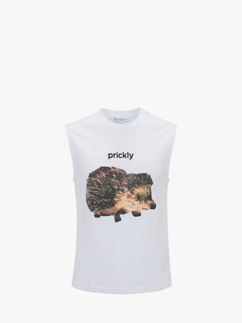 HEDGEHOG PRINT VEST 1