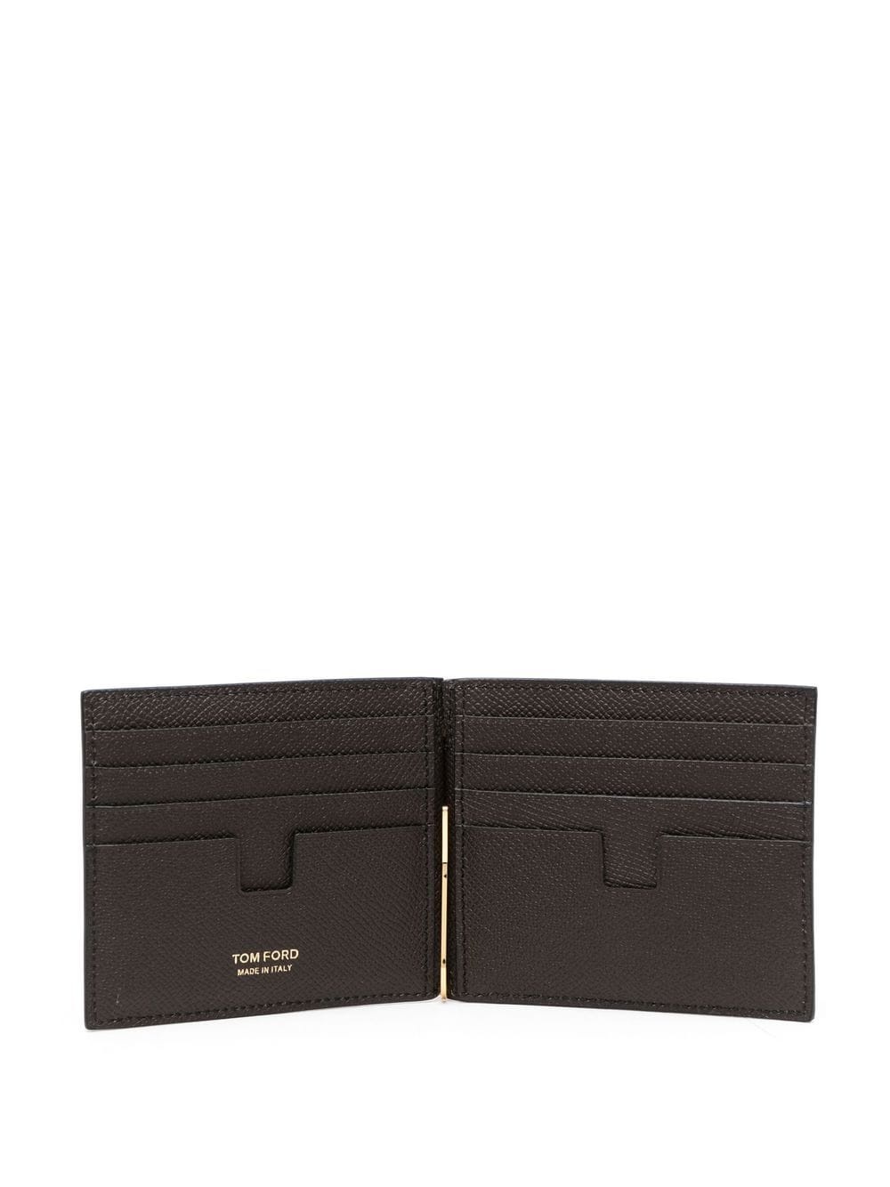 hinged leather bi-fold wallet - 3