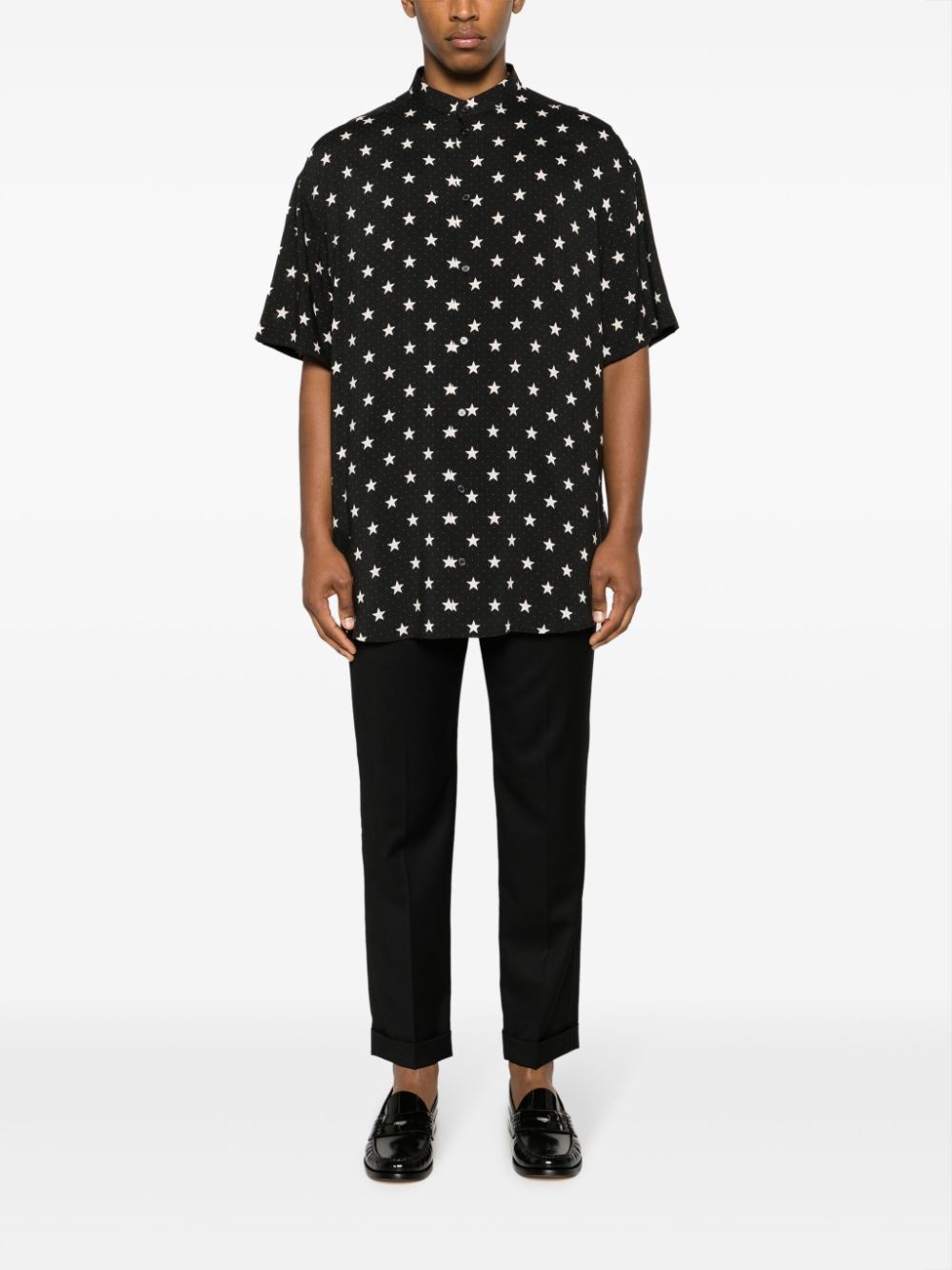 Star-print shirt - 2