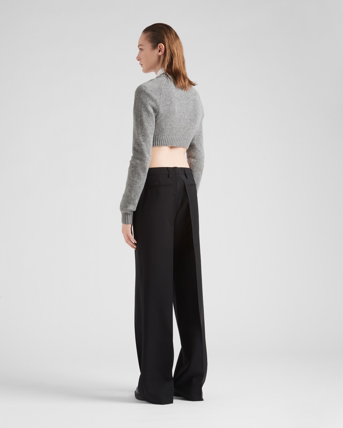 Cropped cashmere cardigan - 5