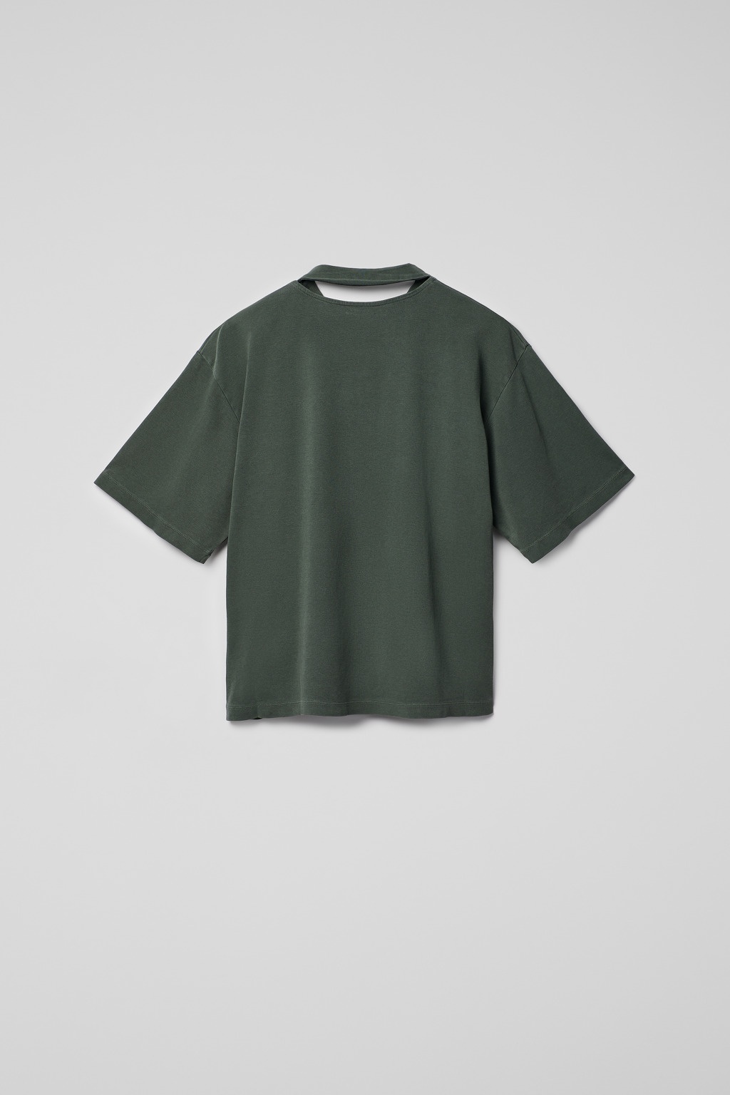 Green Cotton T-shirt - 4