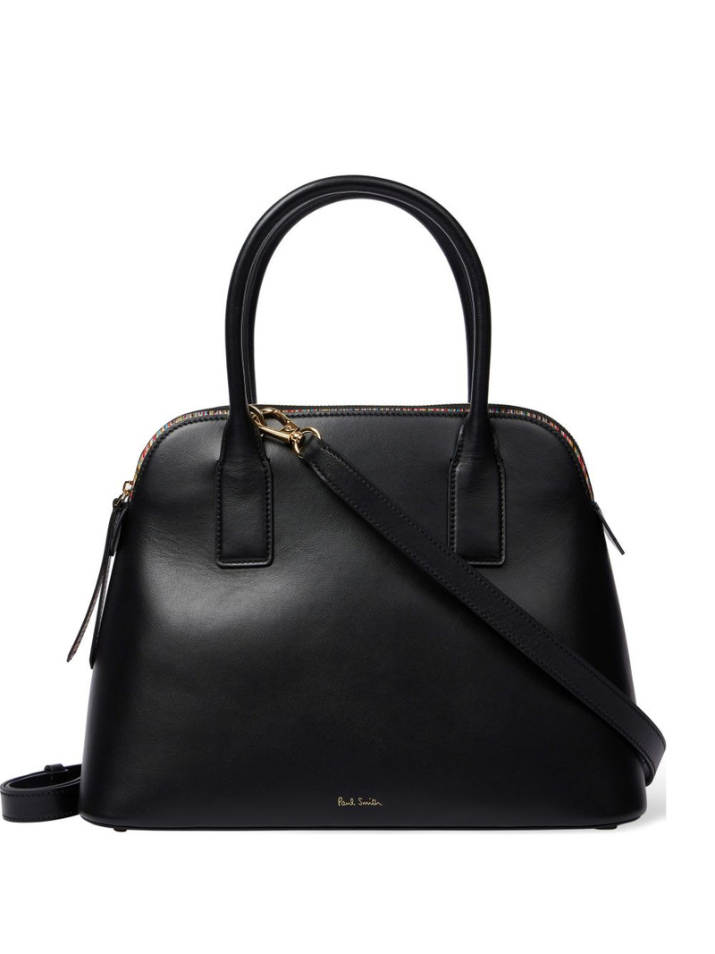 Signature Stripe leather tote bag 1