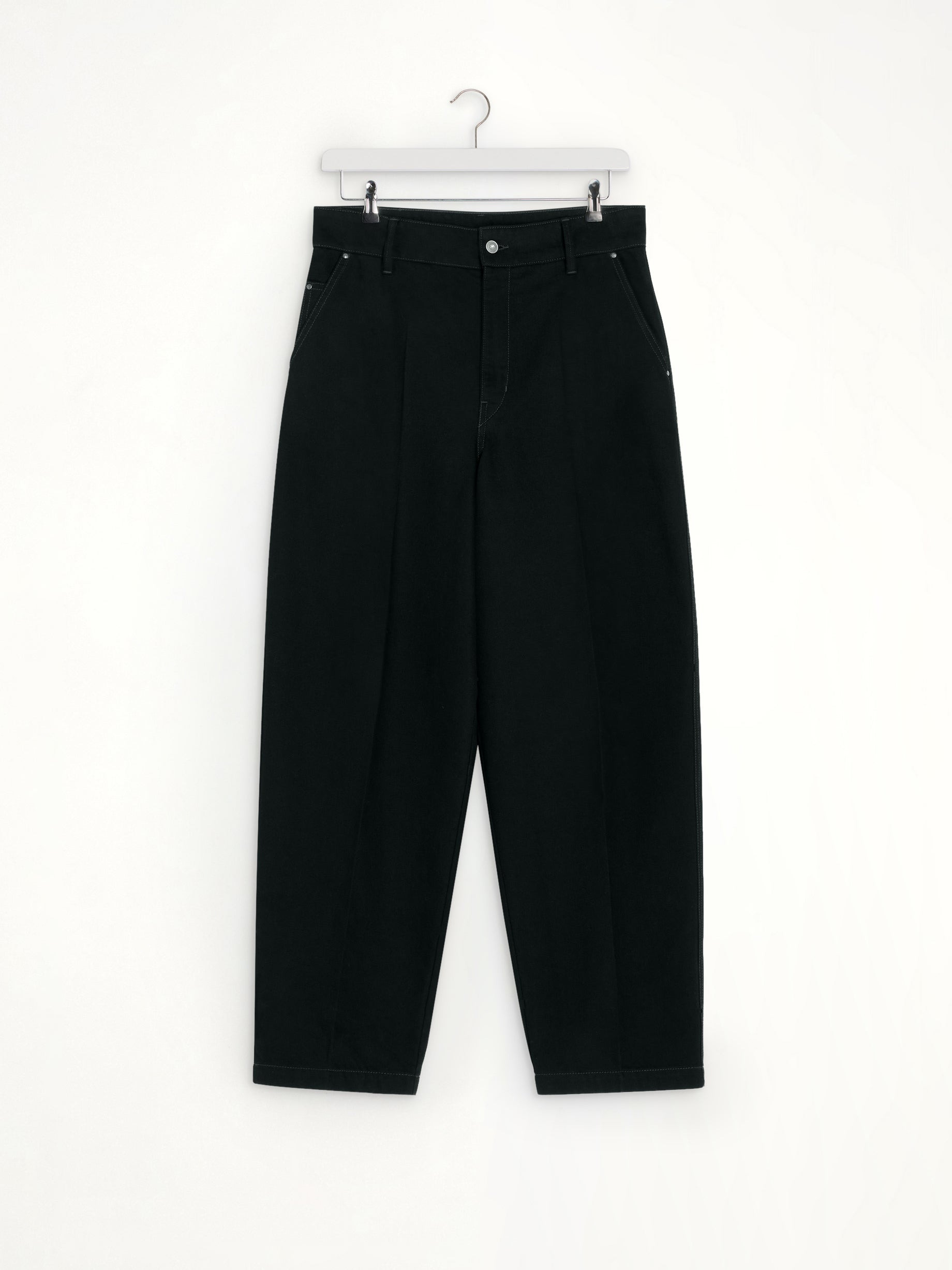 Maxi Barrel Workwear Pants in Black - 2