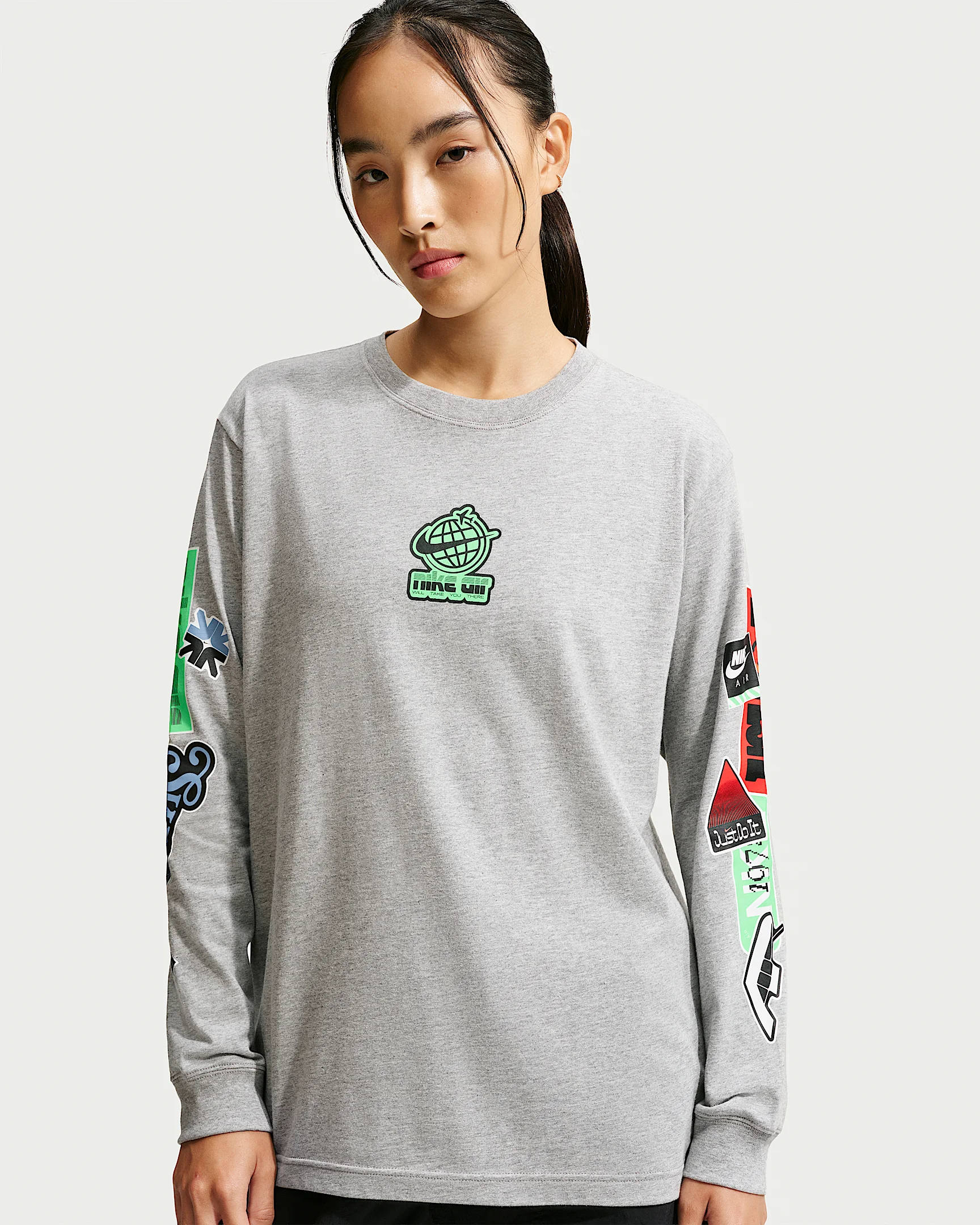Nike Sportswear Classic Women's Oversized Long-Sleeve T-Shirt - 1