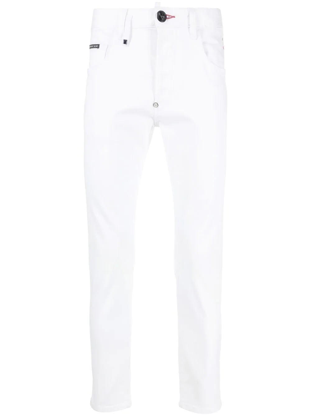 five-pocket skinny jeans - 1