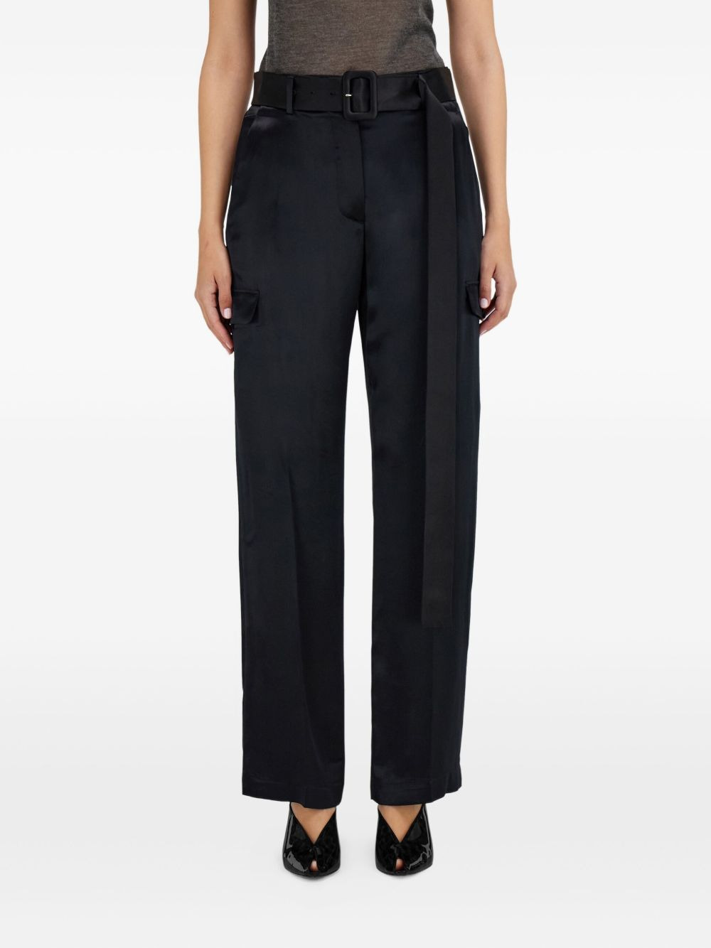 belted trousers - 3