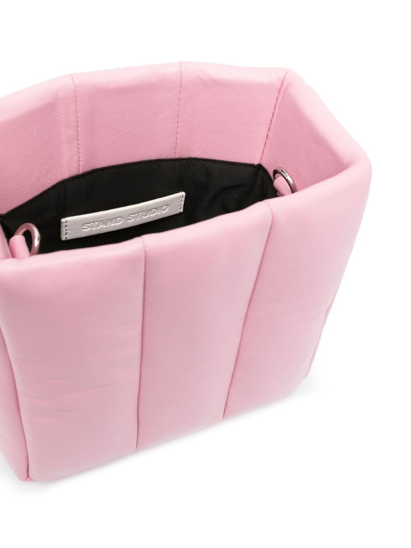 quilted leather tote bag 6