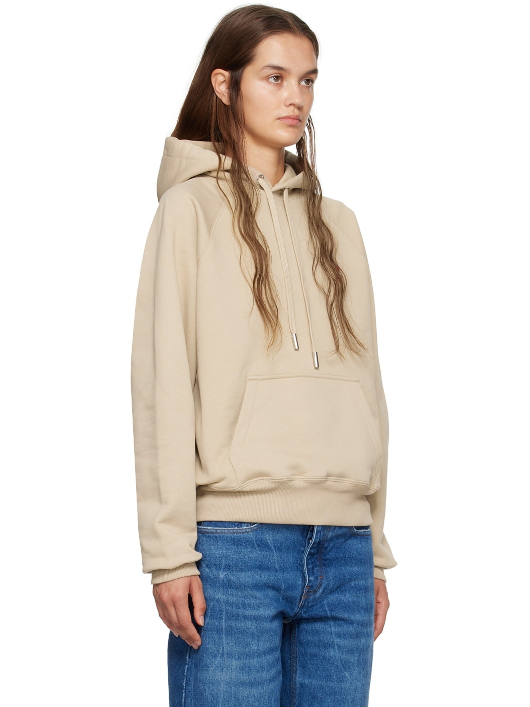 Beige Ami De Coeur Hoodie - 2