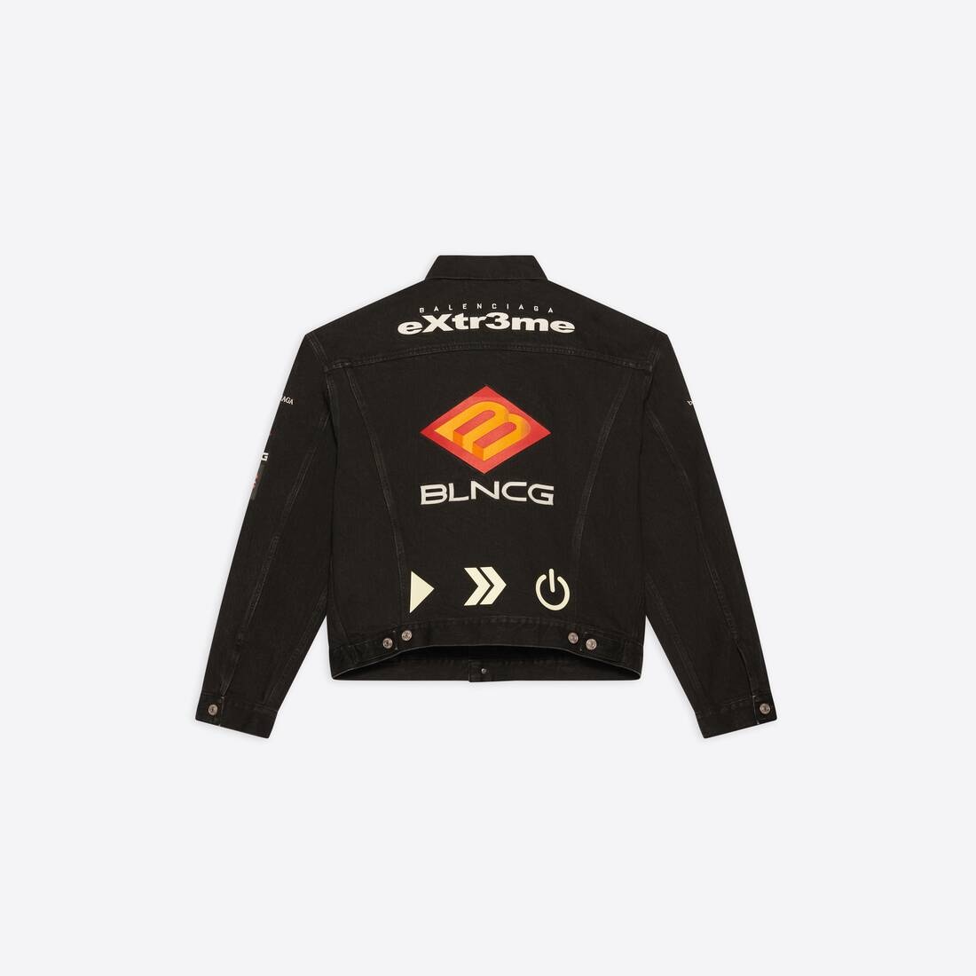 Gamer Denim Jacket  in Black - 2