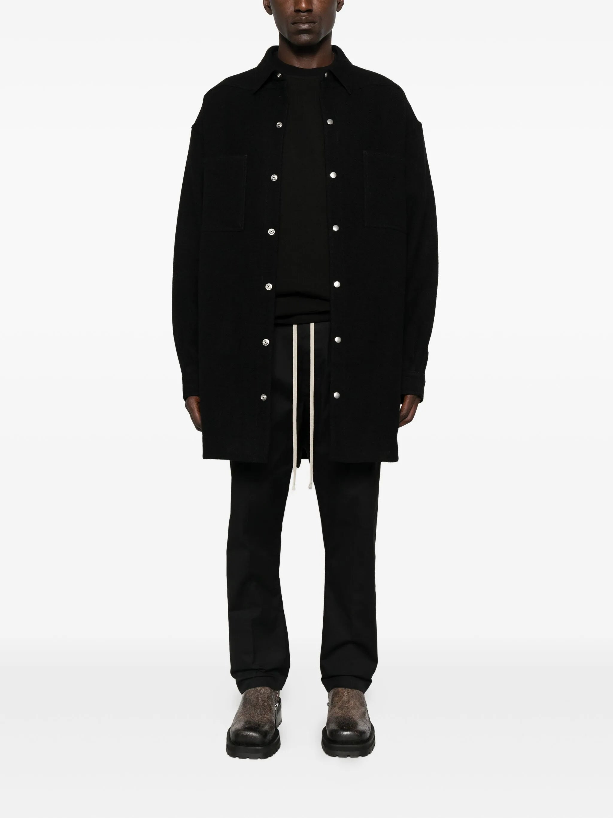 Rick Owens Button-fastening Shirt Jacket - 3