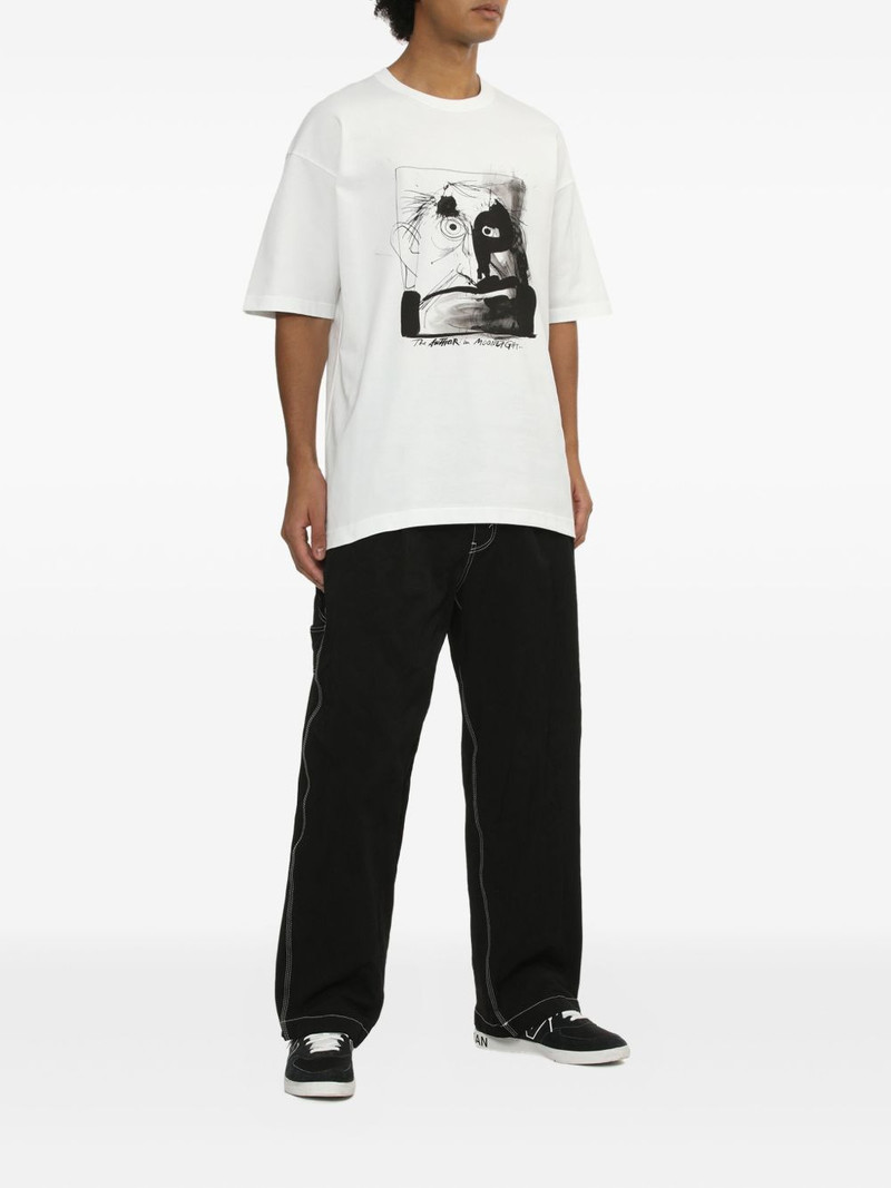 Comme des Garçons Homme graphic-print T-shirt outlook
