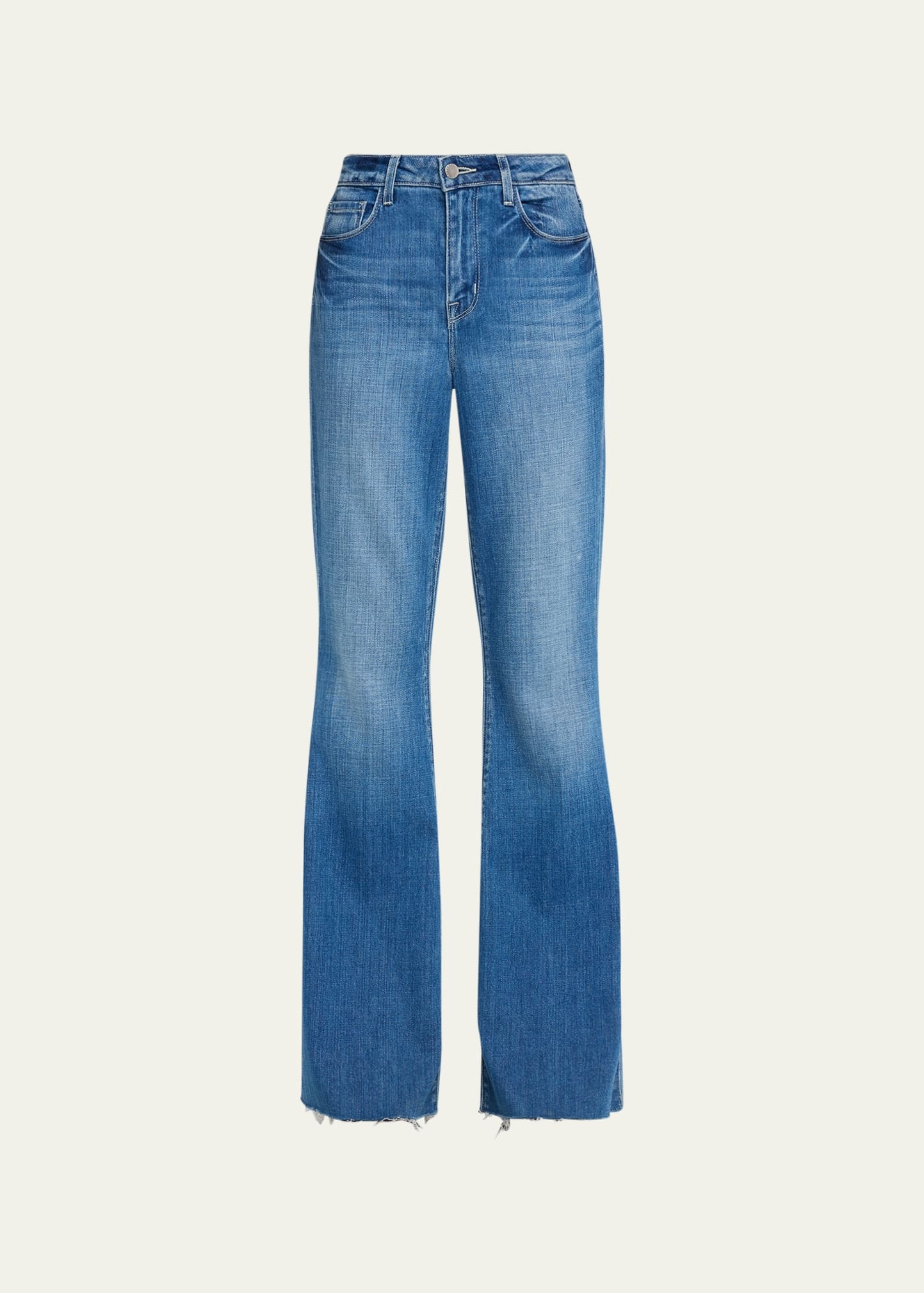 Sera High Rise Sneaker Flare Jeans - 1