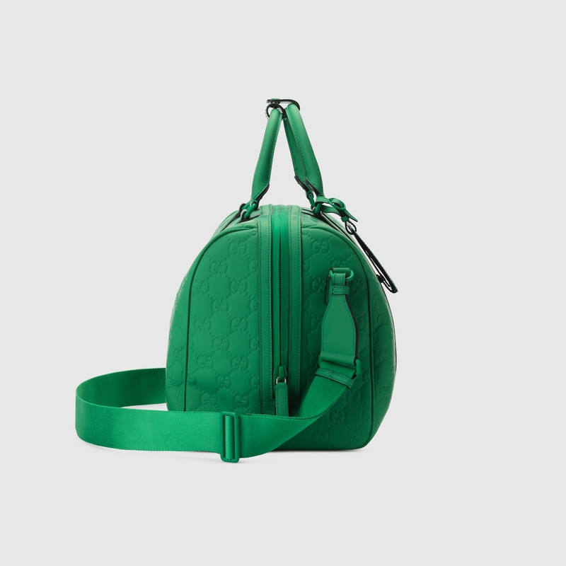 GG rubber-effect medium duffle bag 5