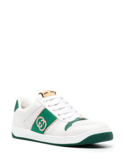 GUCCI Screener leather sneakers outlook