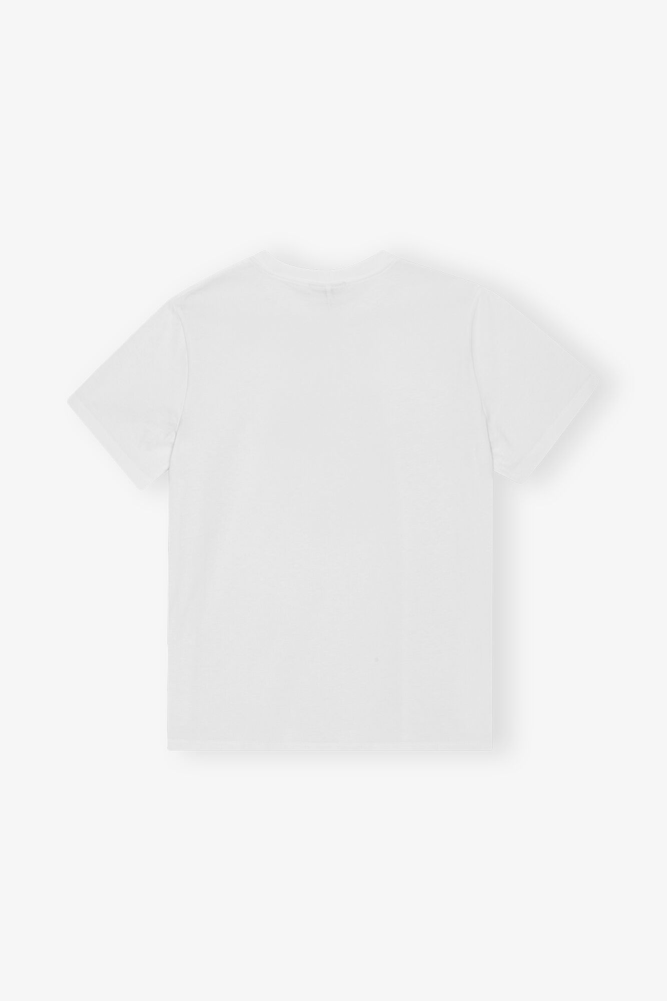 WHITE BASIC JERSEY KITTENS RELAXED T-SHIRT - 6