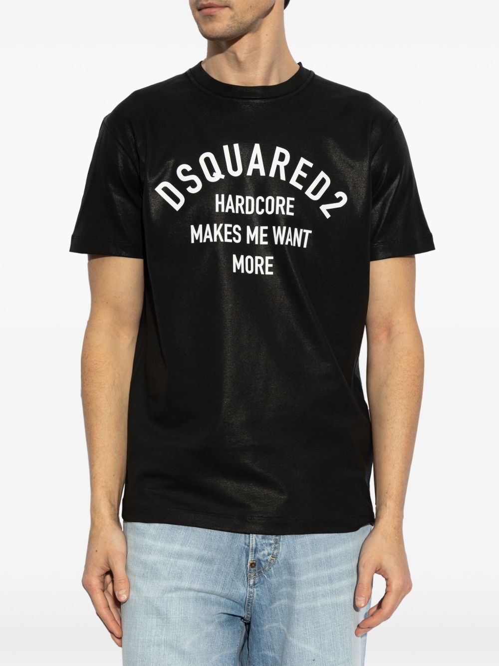 logo-print T-shirt - 3