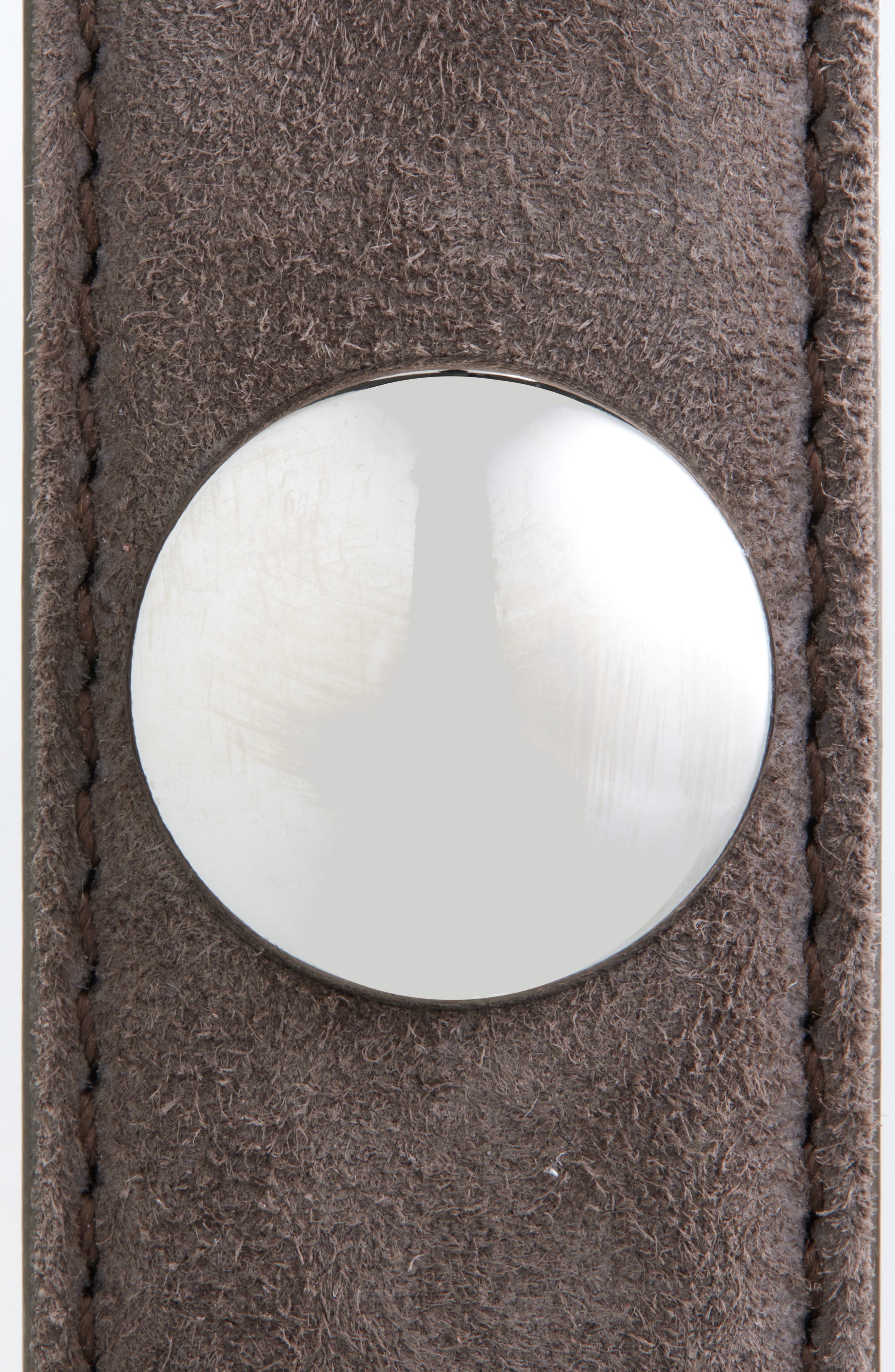 Khaite Benny Studded Suede Belt in Ebano 893 at Nordstrom - 2
