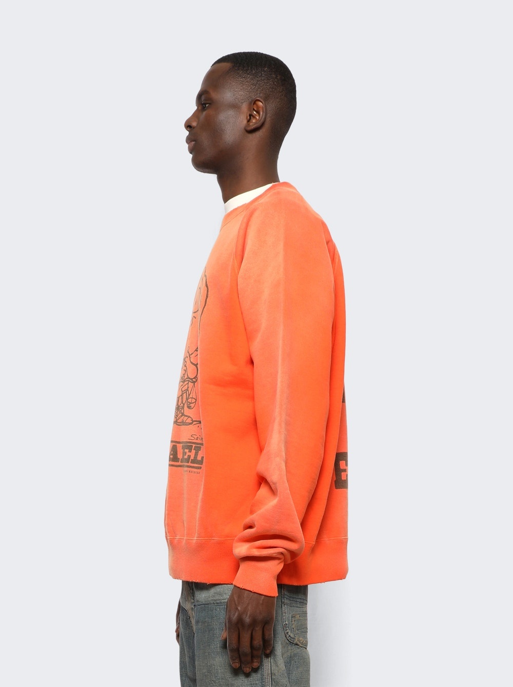 Crewneck Sweatshirt Orange - 4