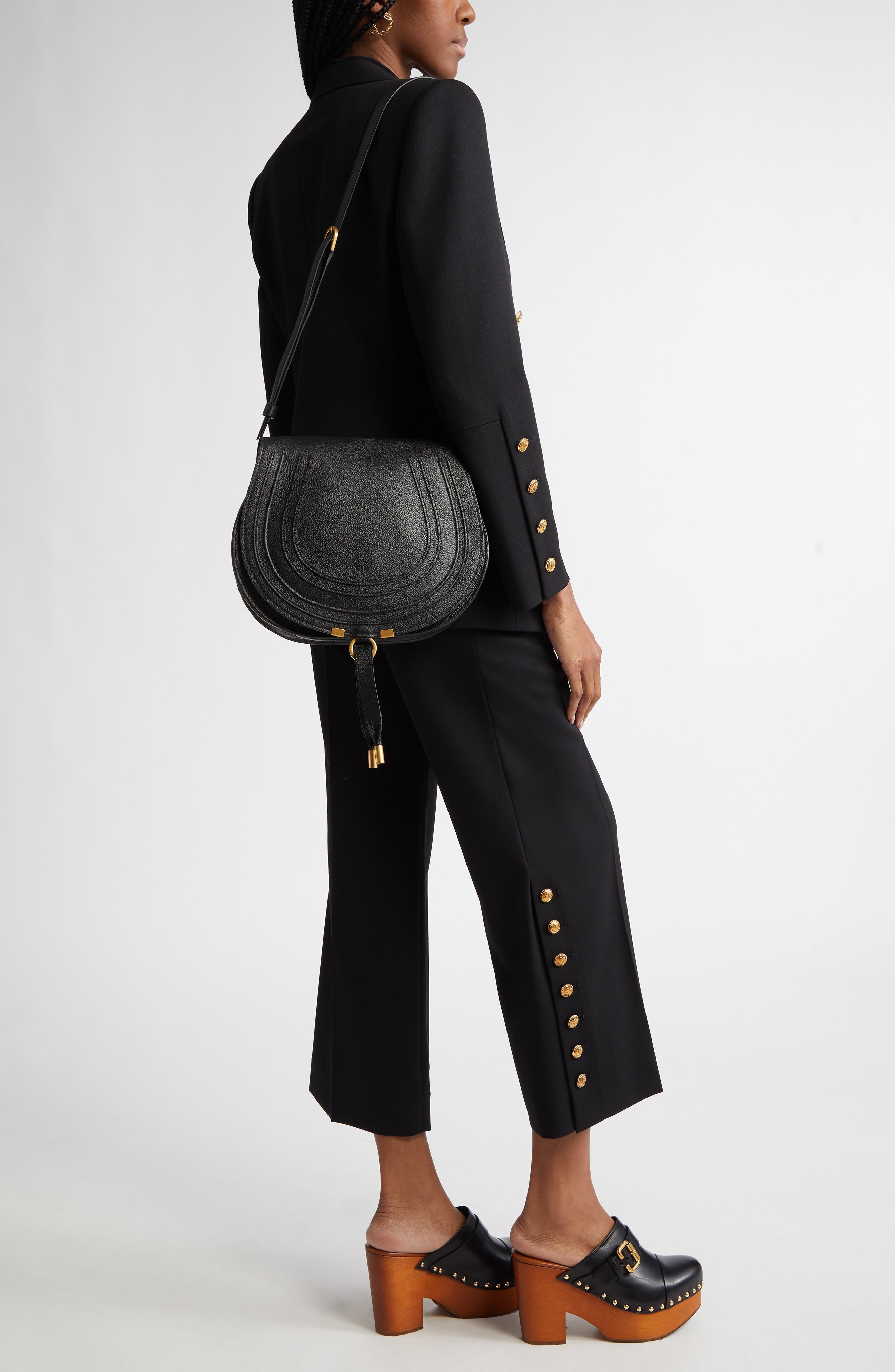Medium Marcie Leather Crossbody Bag - 3