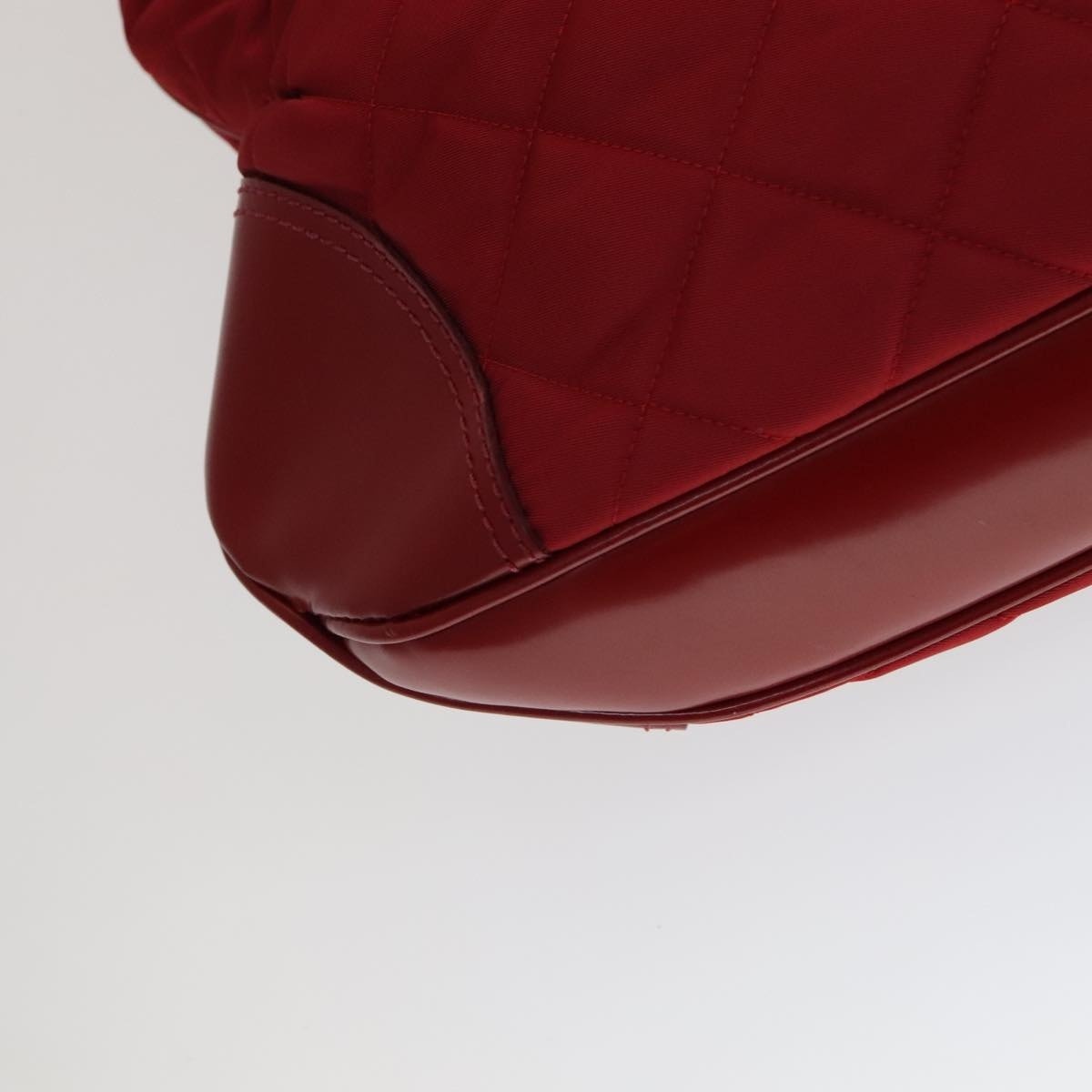 Burberry Shoulder Bag Nylon Red - 13