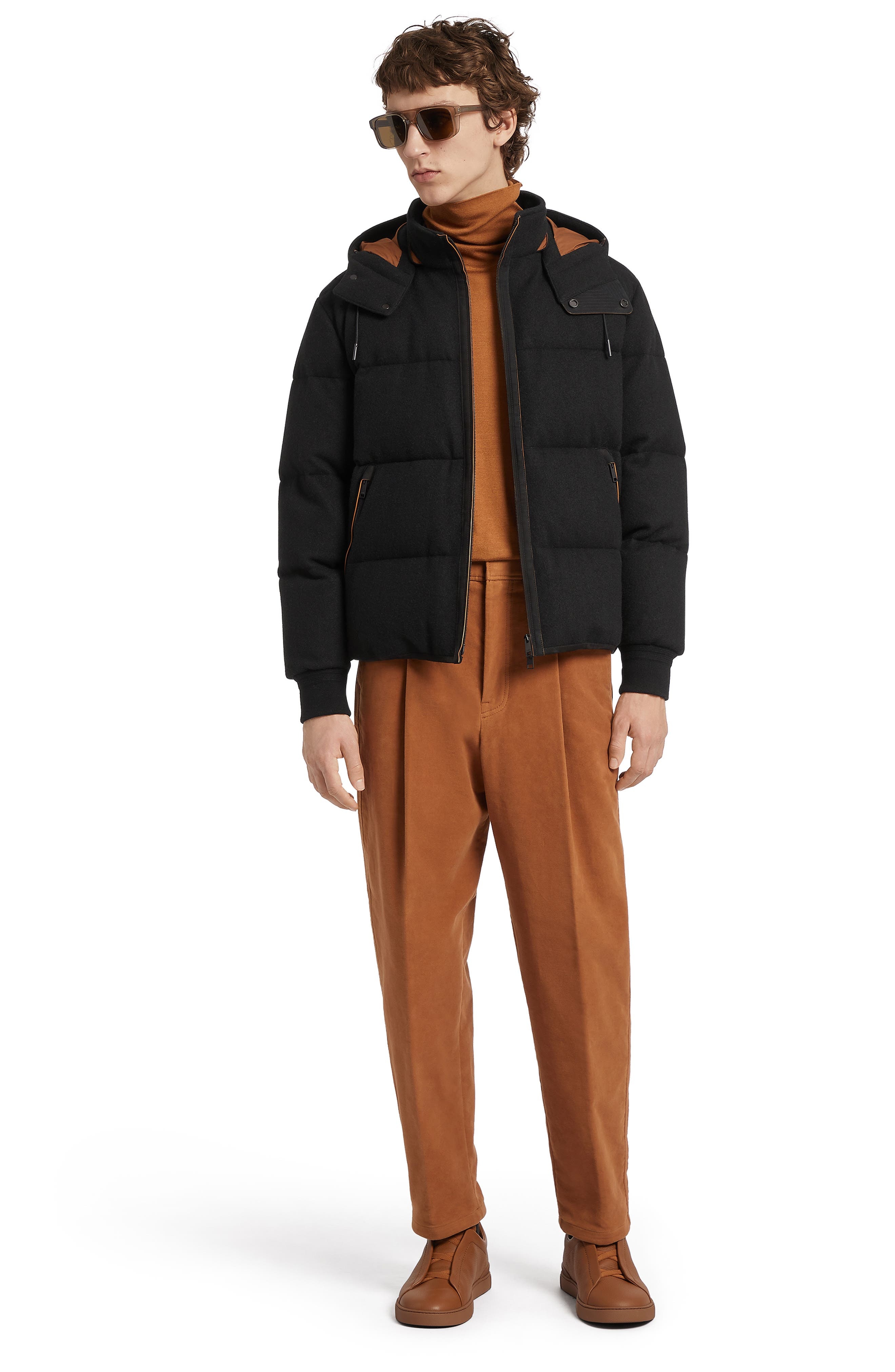 Oasi Channel Quilted Cashmere Down Jacket - 2