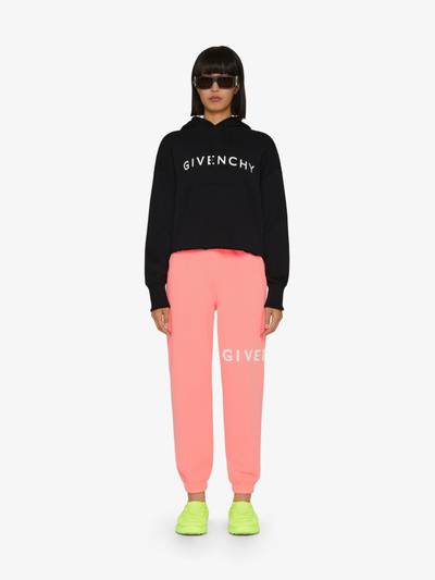 Givenchy GIVENCHY ARCHETYPE CROPPED HOODIE IN FLEECE outlook