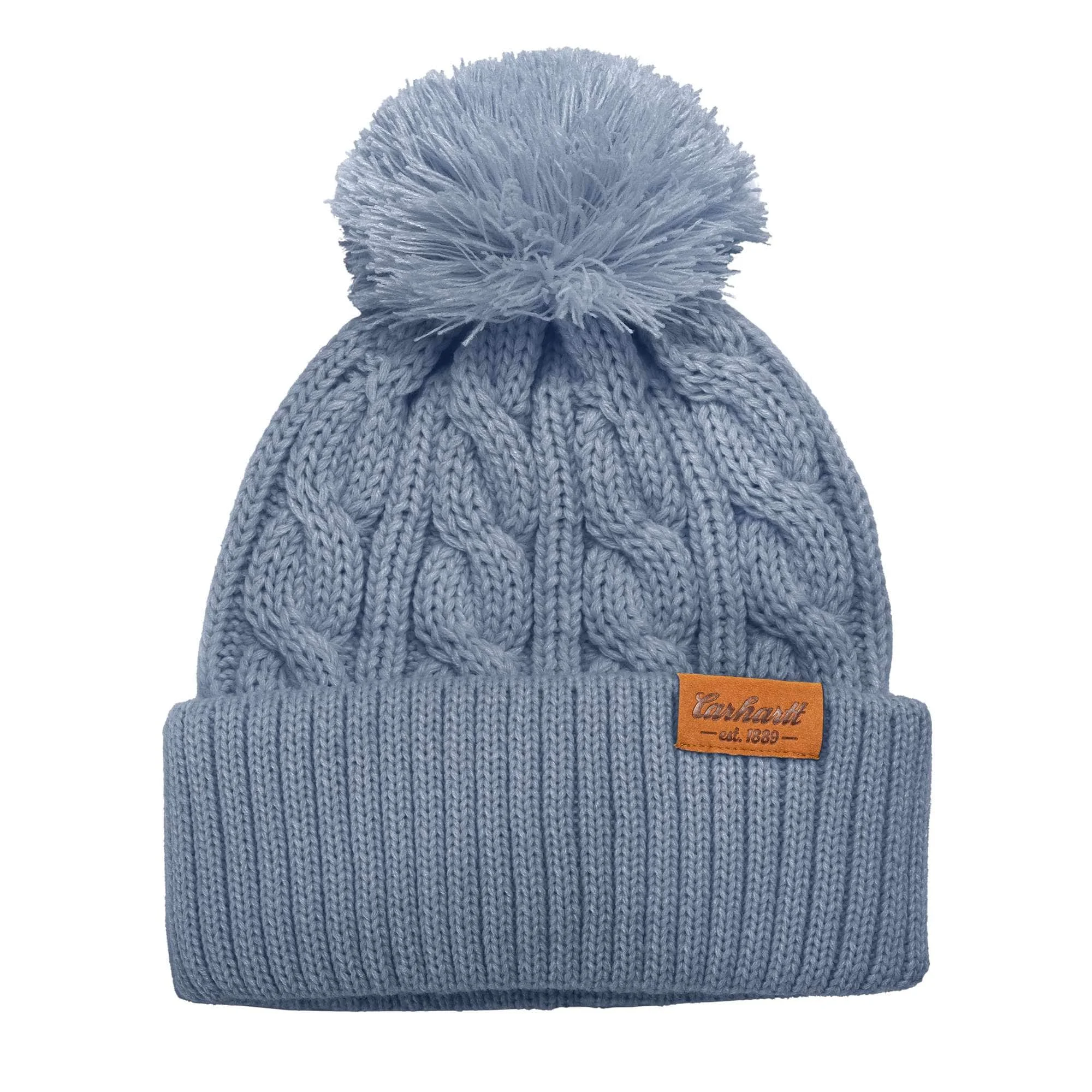 Women's Cable Knit Cuffed Beanie - 1