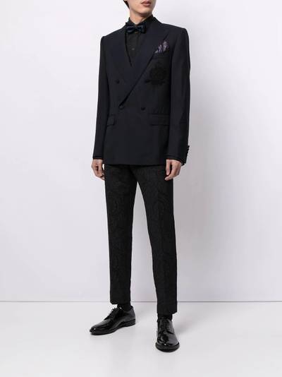 Dolce & Gabbana peak-lapel double-breasted blazer outlook