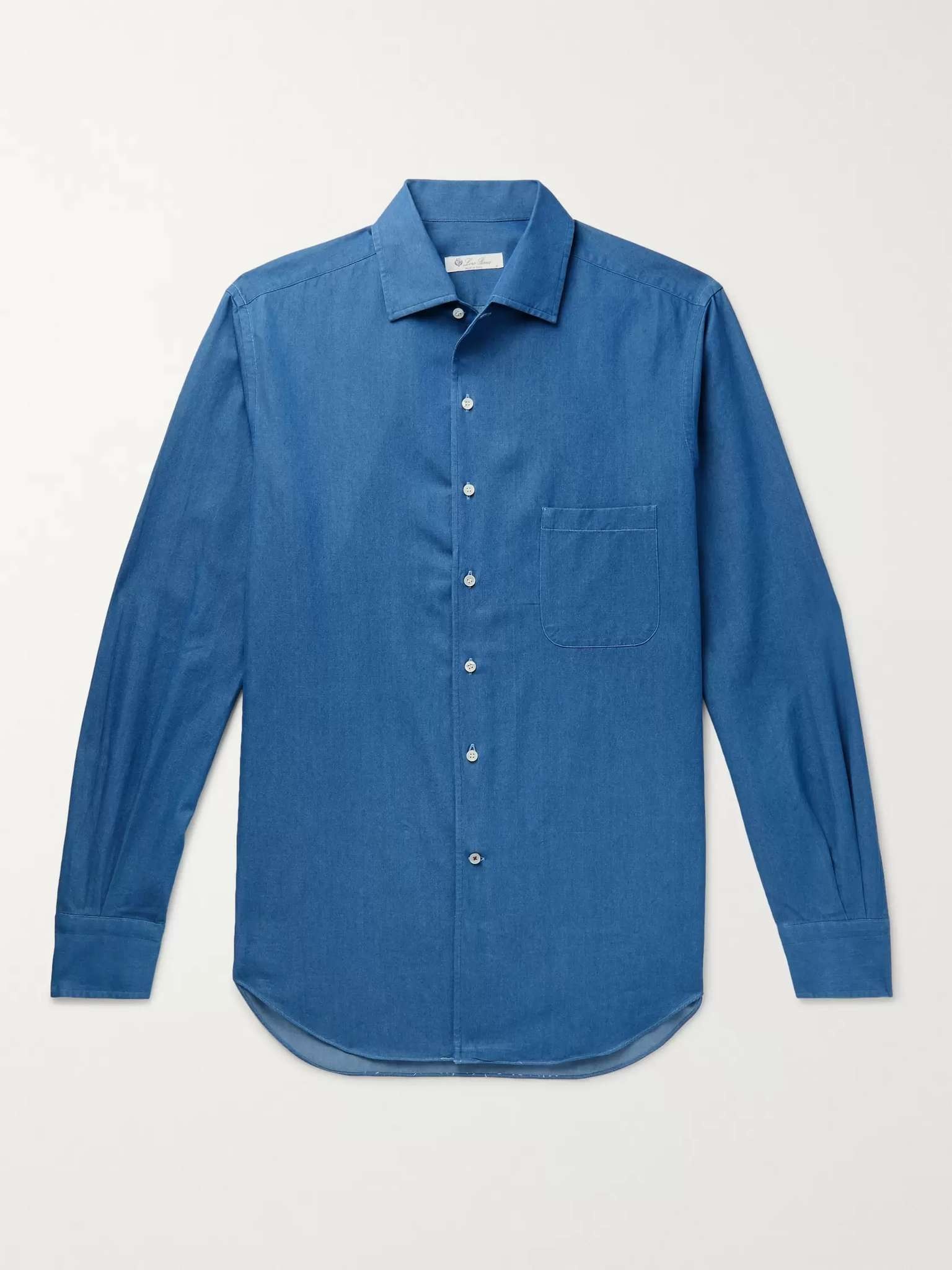 Andre Cotton-Chambray Shirt - 1