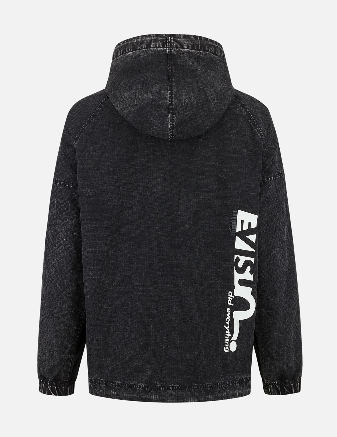 Graffiti Logo Relax Fit Half-Zip Hood Jacket - 2