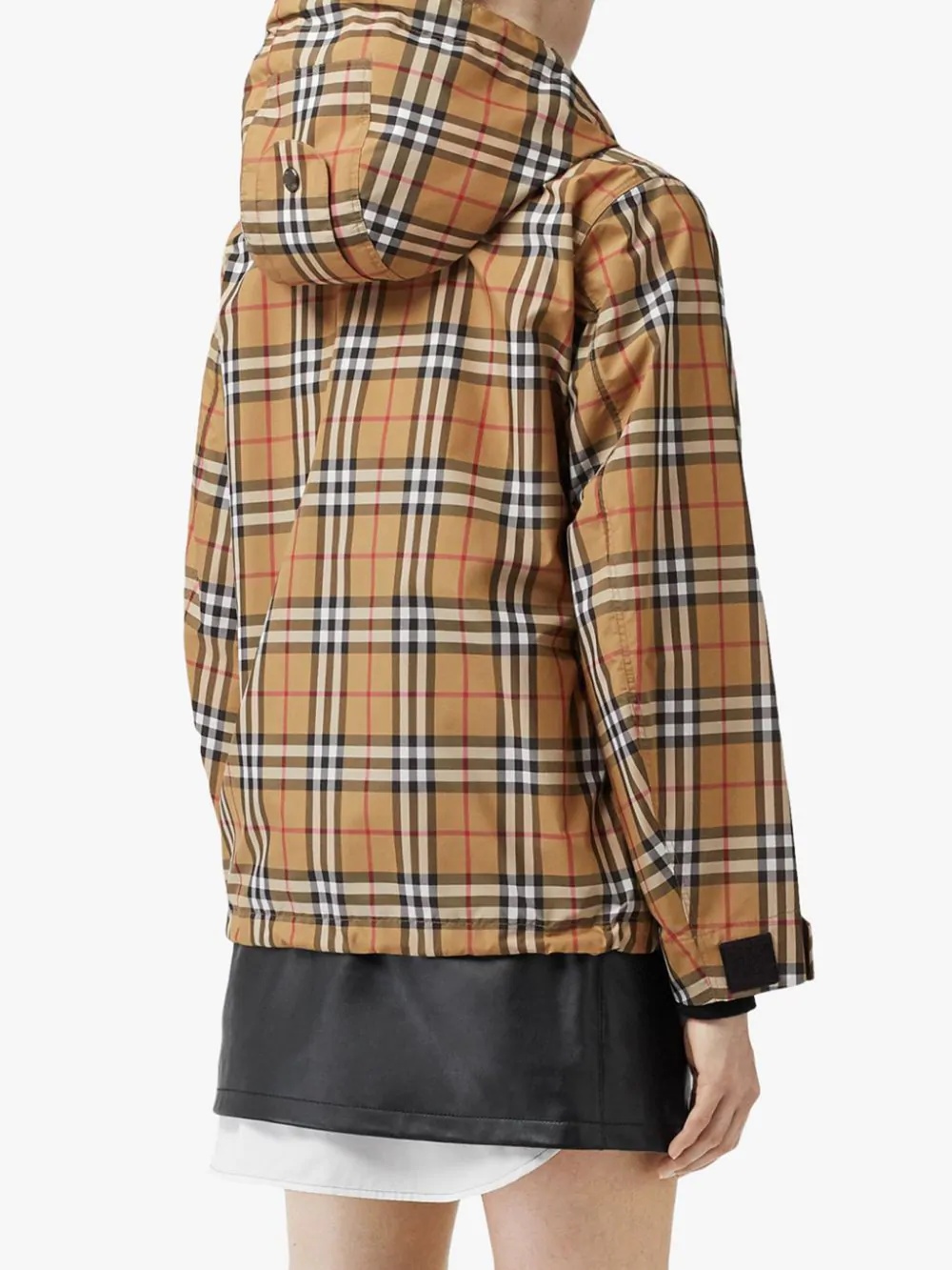 Vintage Check hooded jacket - 4