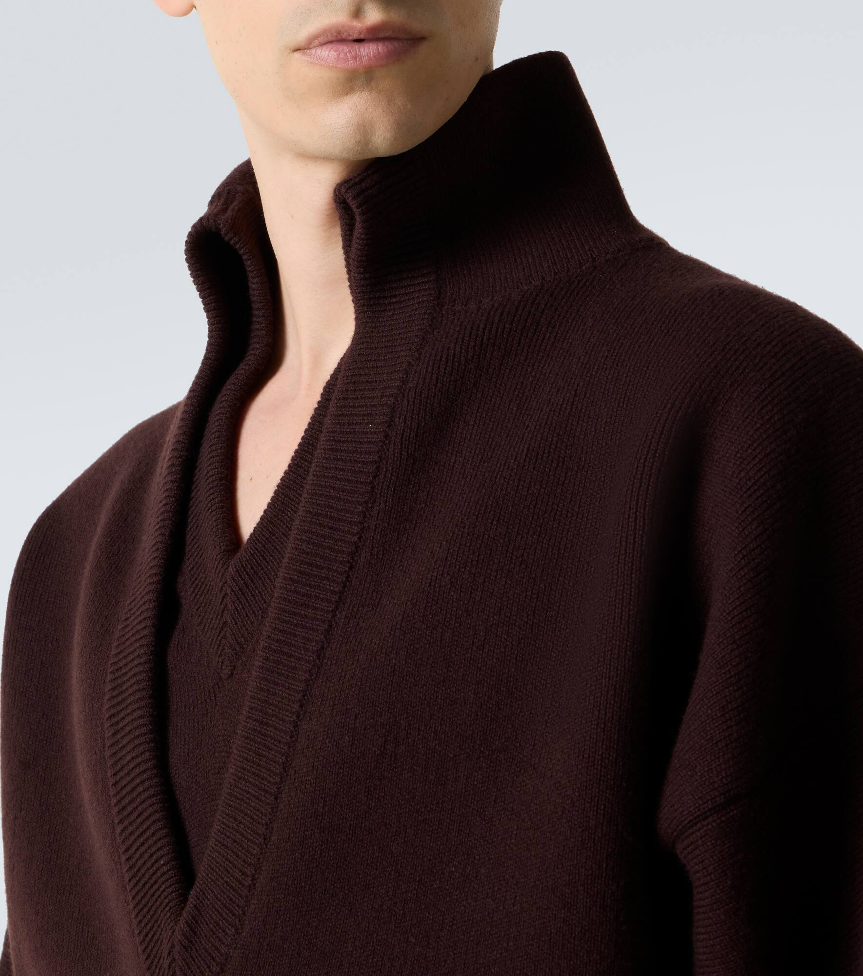 Ribbed-knit wool sweater - 5