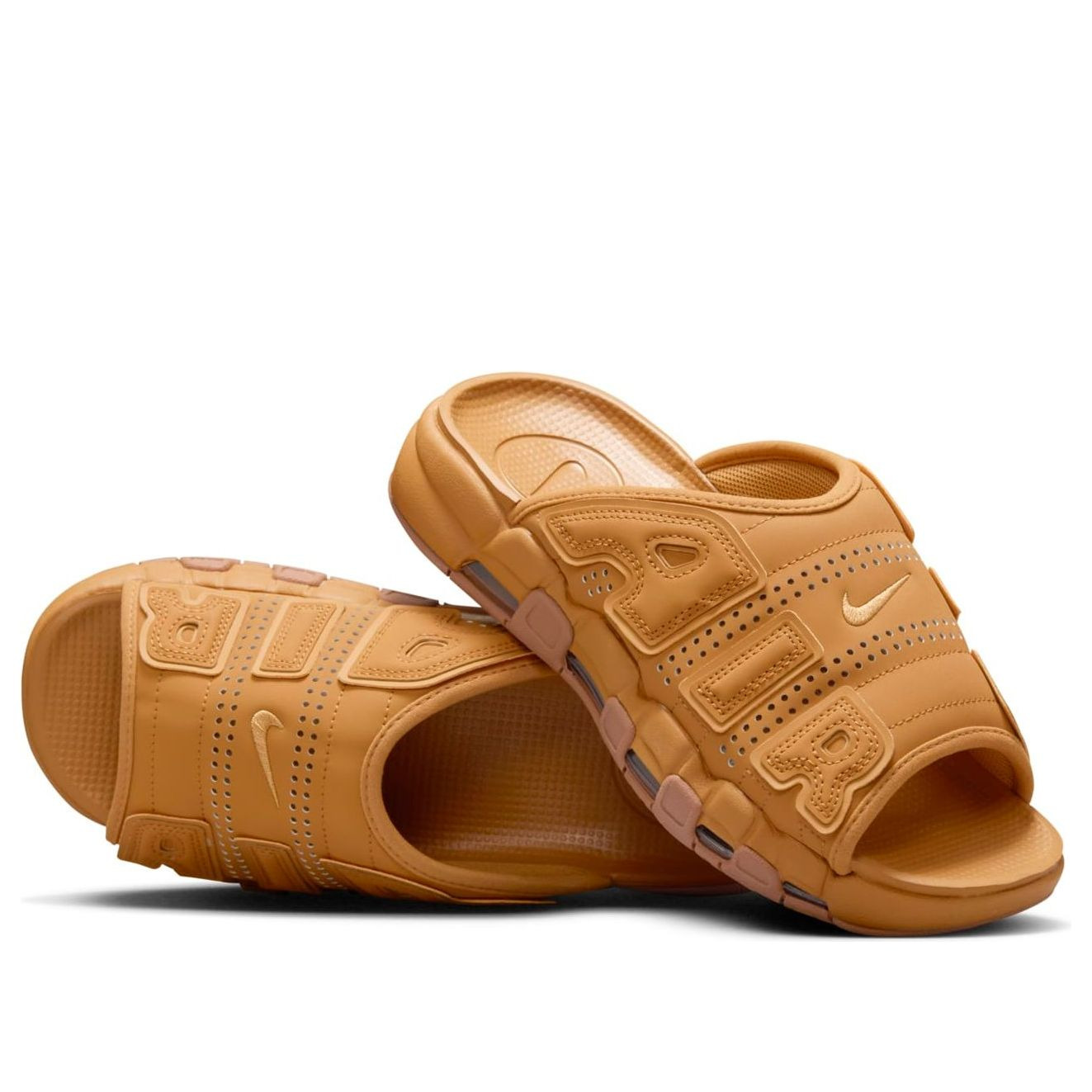 Nike Air More Uptempo Slides 'Flax' FZ3113-200 - 3