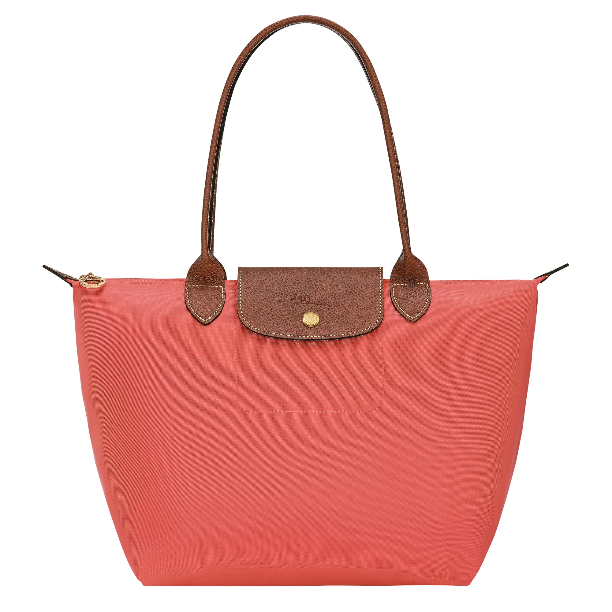 Le Pliage Original M Tote bag Strawberry - Recycled canvas - 1