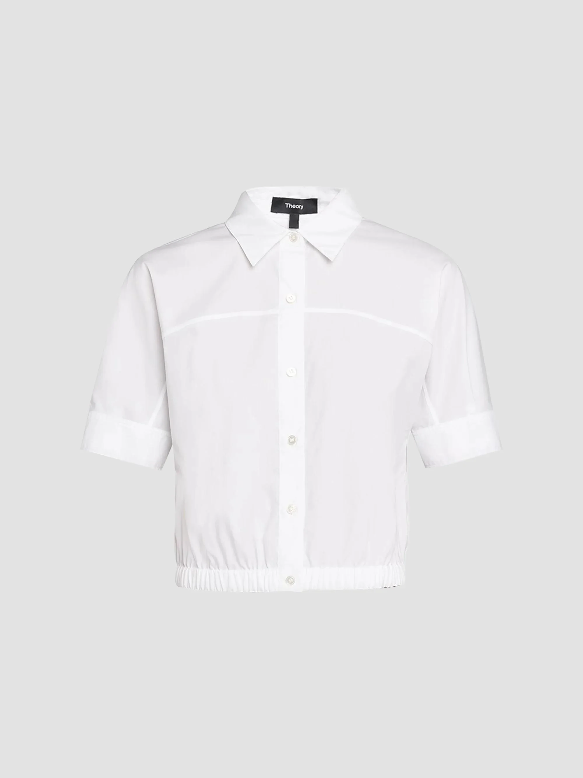 Women's Cotton Poplin Shirt - White - 1