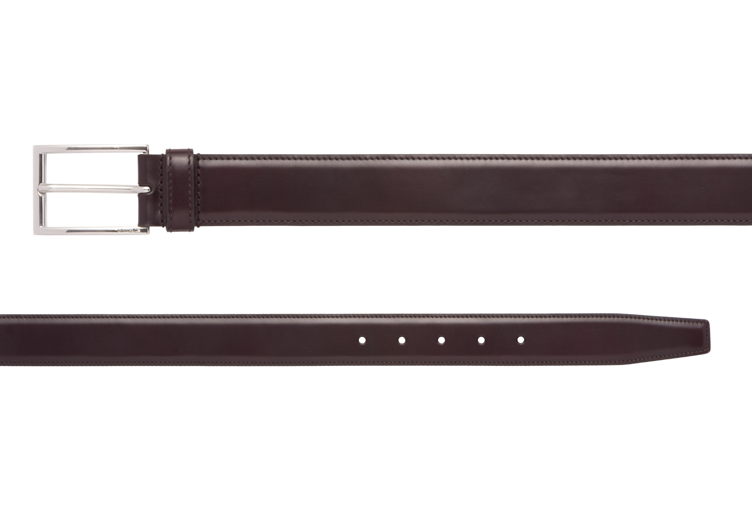 Elongated buckle belt
Polished Binder Burgundy - 2