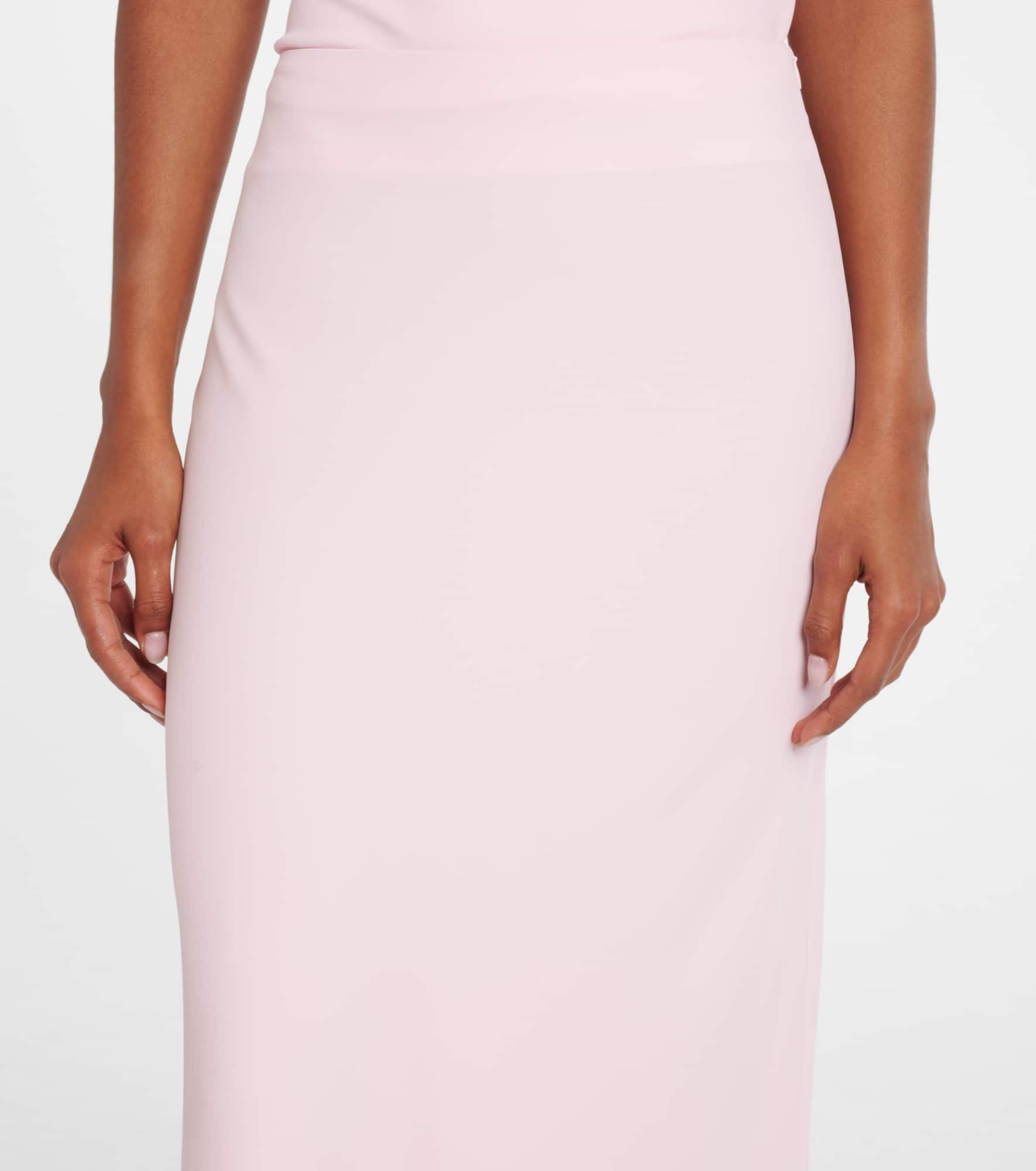Crêpe maxi skirt - 4