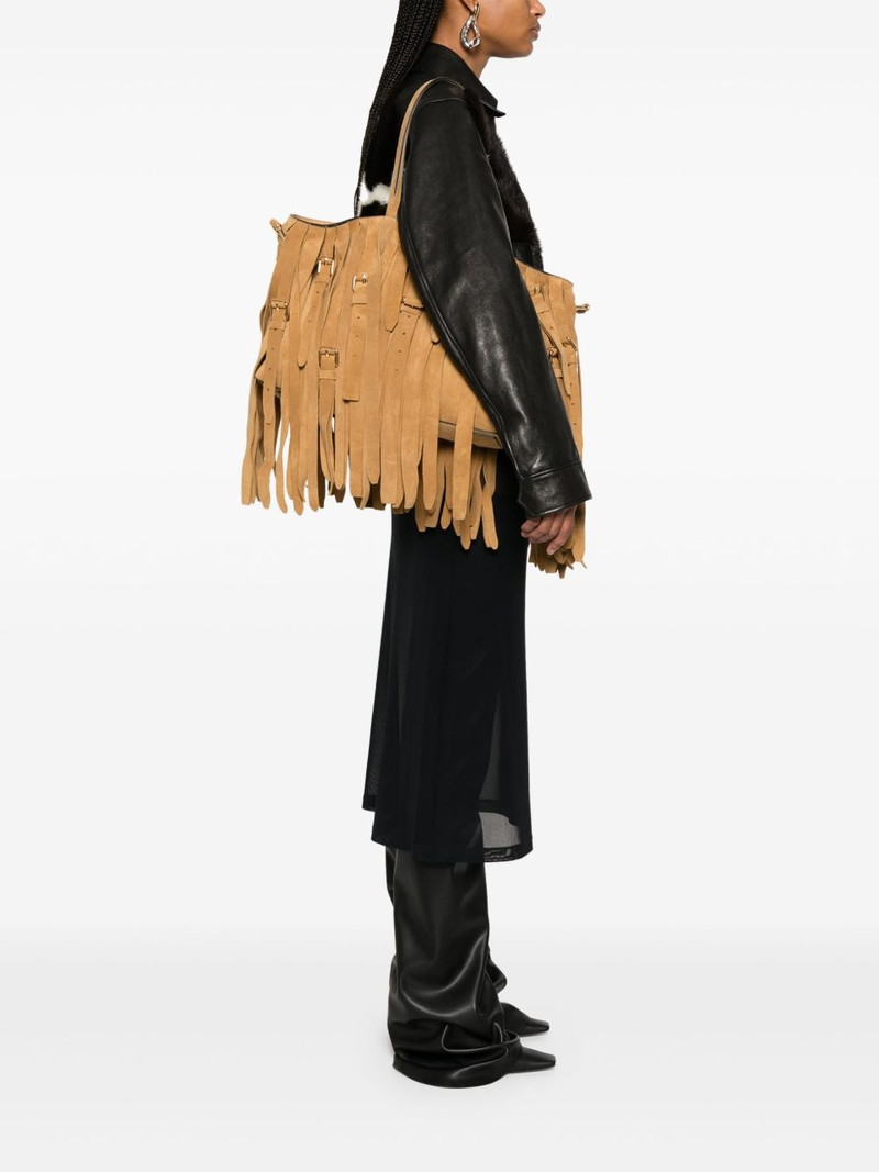 Moschino fringed tote bag outlook