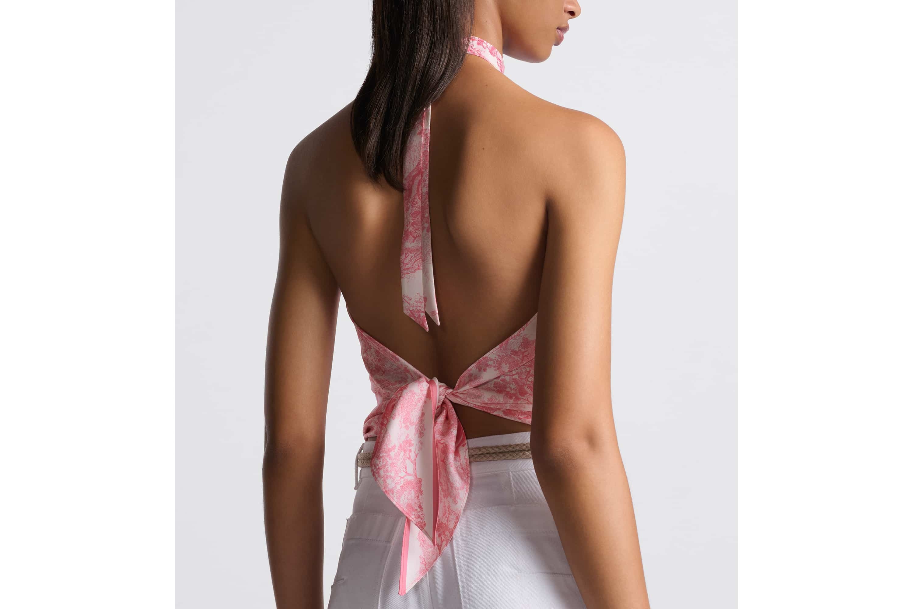 Dioriviera Toile de Jouy Sauvage Dior Silk Top - 3