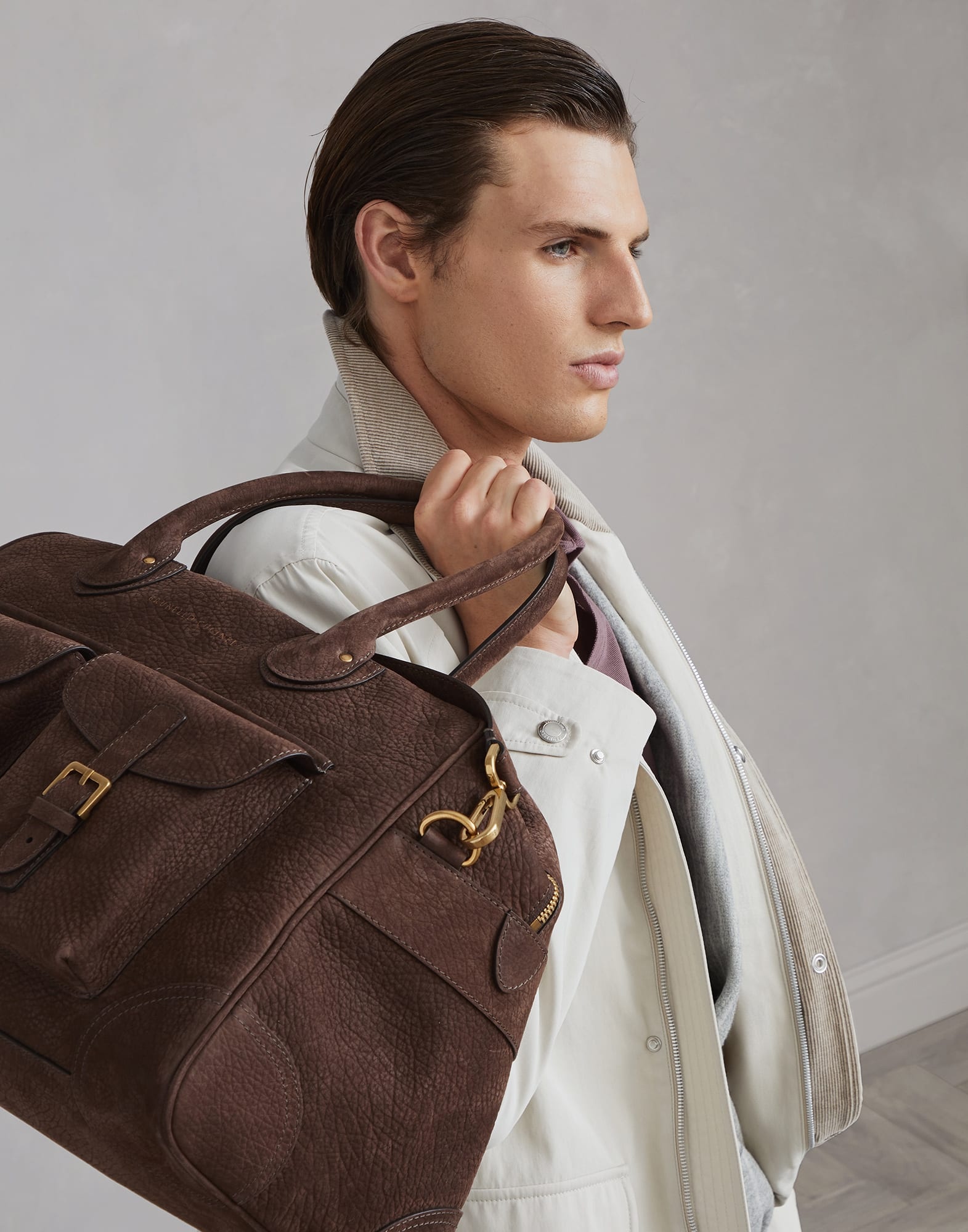 Nubuck weekender bag - 4